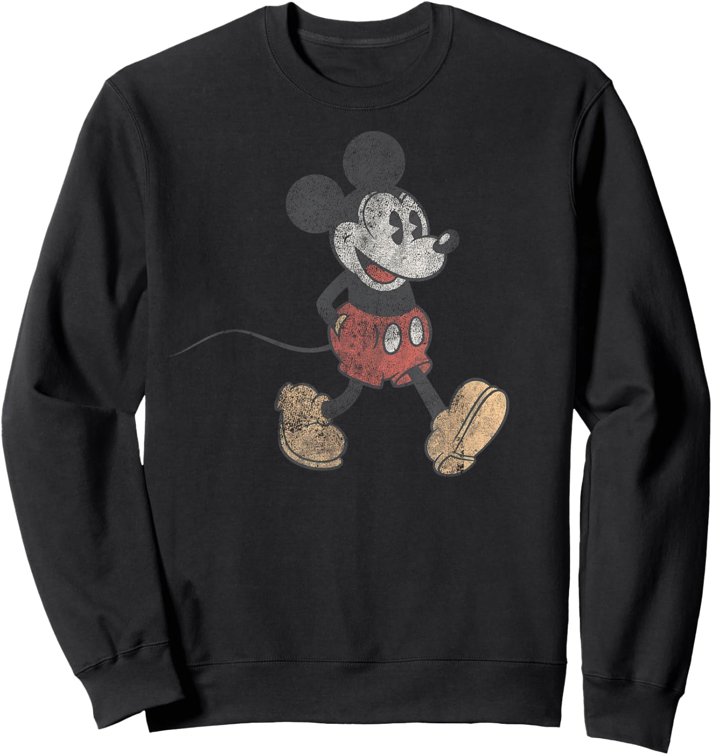 Disney - Mickey Mouse Walk Sweatshirt - Sweatshirt | Black