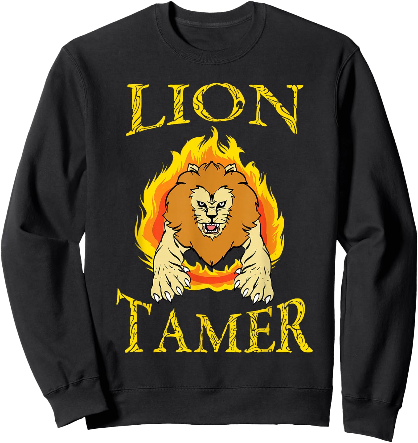Lion Tamer Costume Circus Costume Animal Play Costume Sweatshirt - Sweatshirt | Black