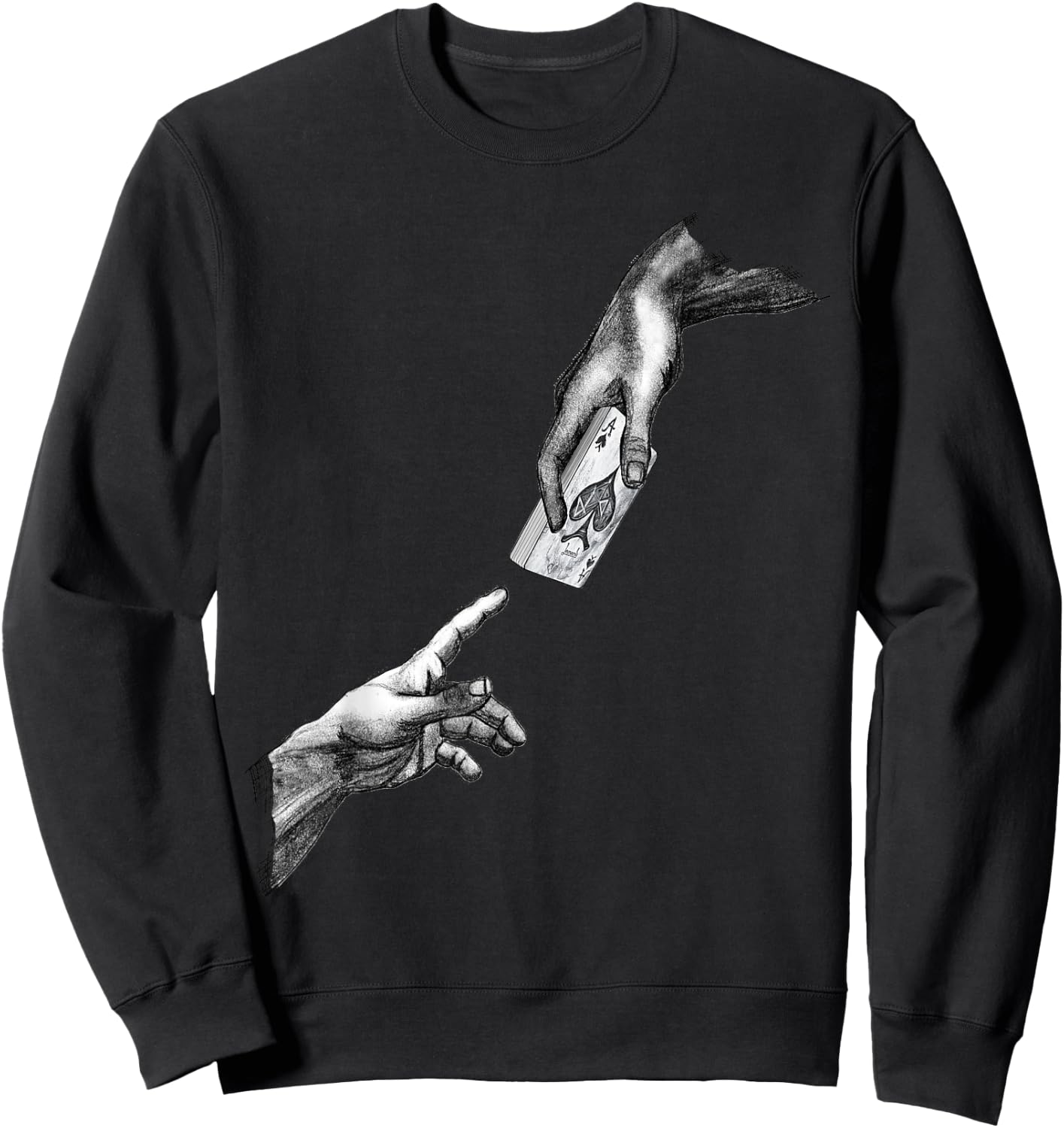 Genessis - Cardistry Artist Gift - Magician Gift Sweatshirt - Sweatshirt | Black