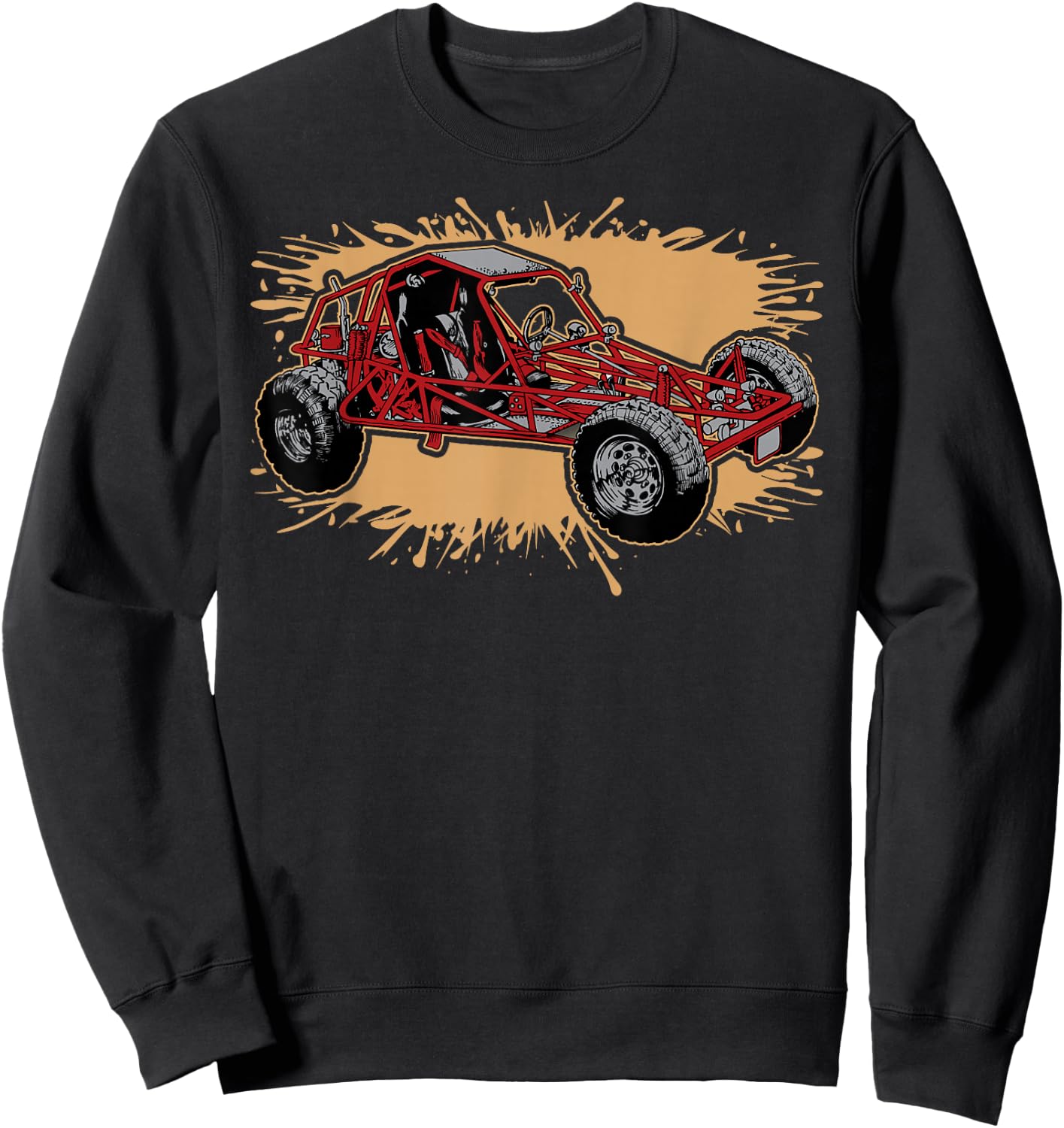 Dune Buggy Off Road Sand Rail 4x4 Sweatshirt - Sweatshirt | Black