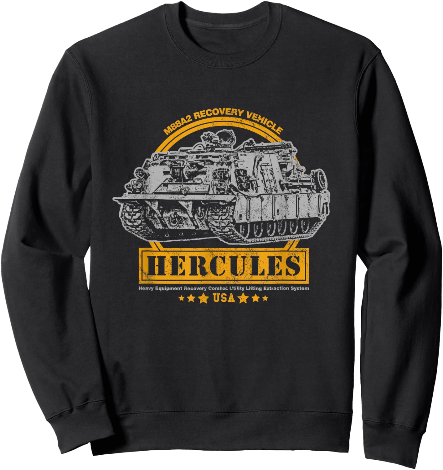 M88 Recovery Vehicle - M88A2 HERCULES ARV Sweatshirt - Sweatshirt | Black