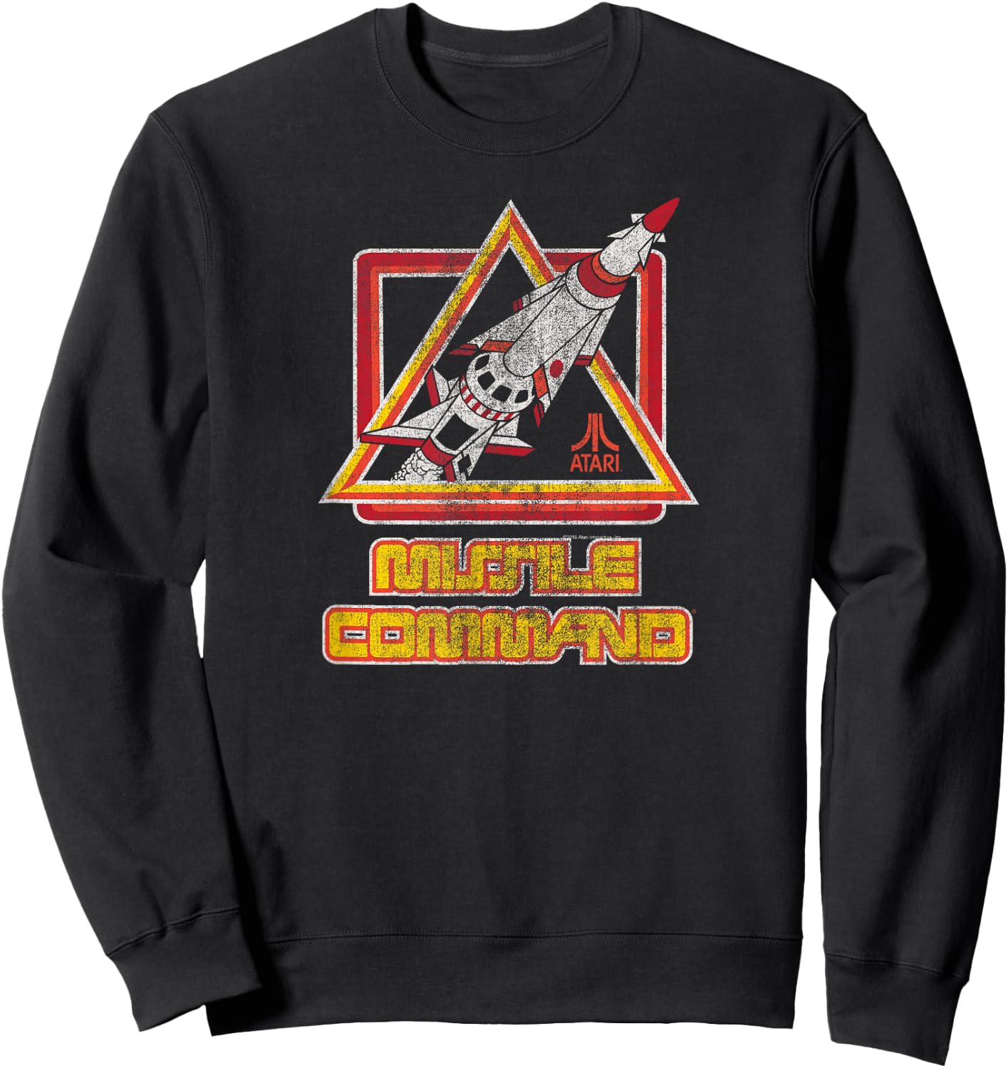 Atari Missle Command Retro Sweatshirt - Sweatshirt | Black