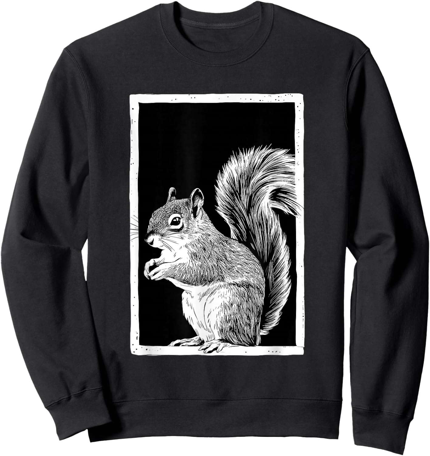 Frame Squirrel Squirrels Sweatshirt - Sweatshirt | Black