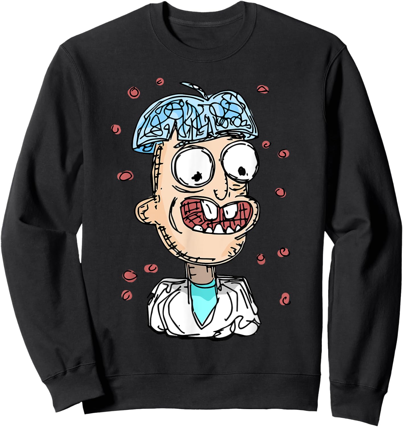 Rick and Morty - Dufus Rick Sweatshirt - Sweatshirt | Black