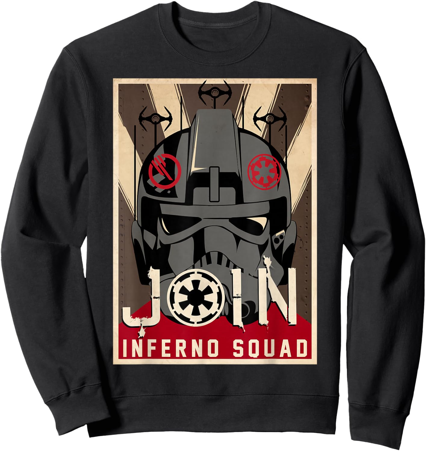 Star Wars Battlefront II Join Inferno Squad Poster Sweatshirt - Sweatshirt | Black