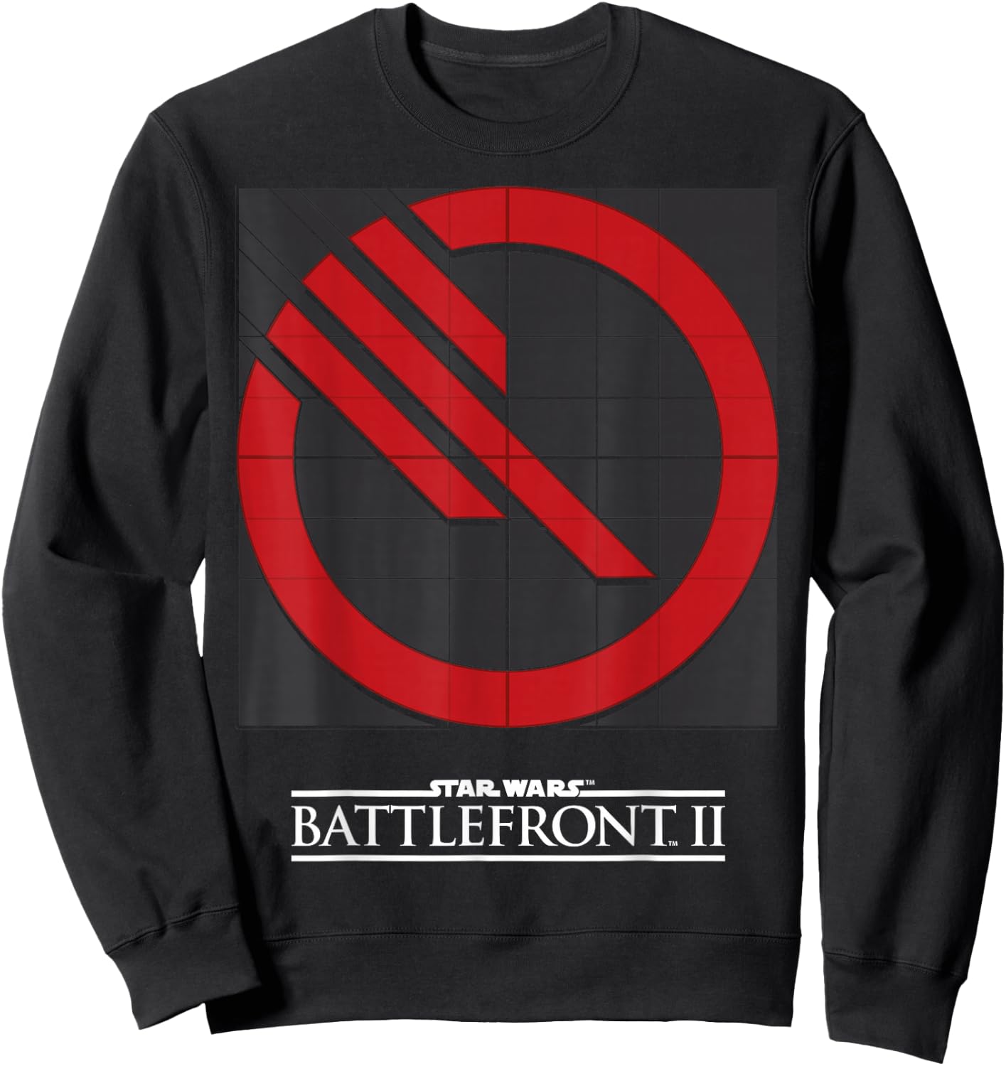 Star Wars Battlefront II Inferno Squad Logo Graphic Sweatshirt - Sweatshirt | Black
