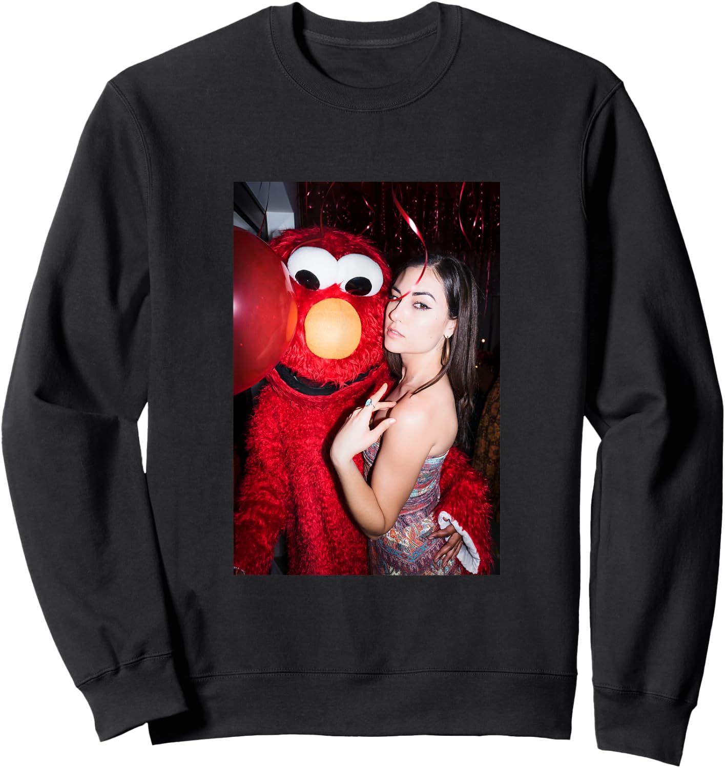 Sasha Grey Graphic Sweatshirt - Sweatshirt | Black