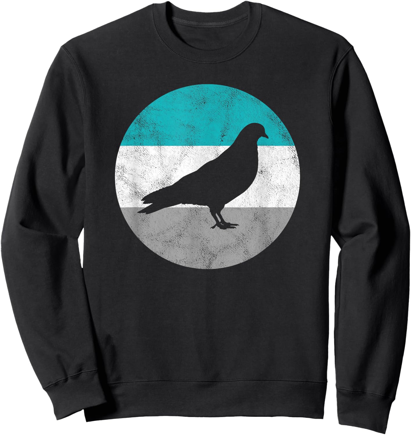Homing Pigeon Gift Shirt Women Boys & Girls | Retro Sweatshirt - Sweatshirt | Black