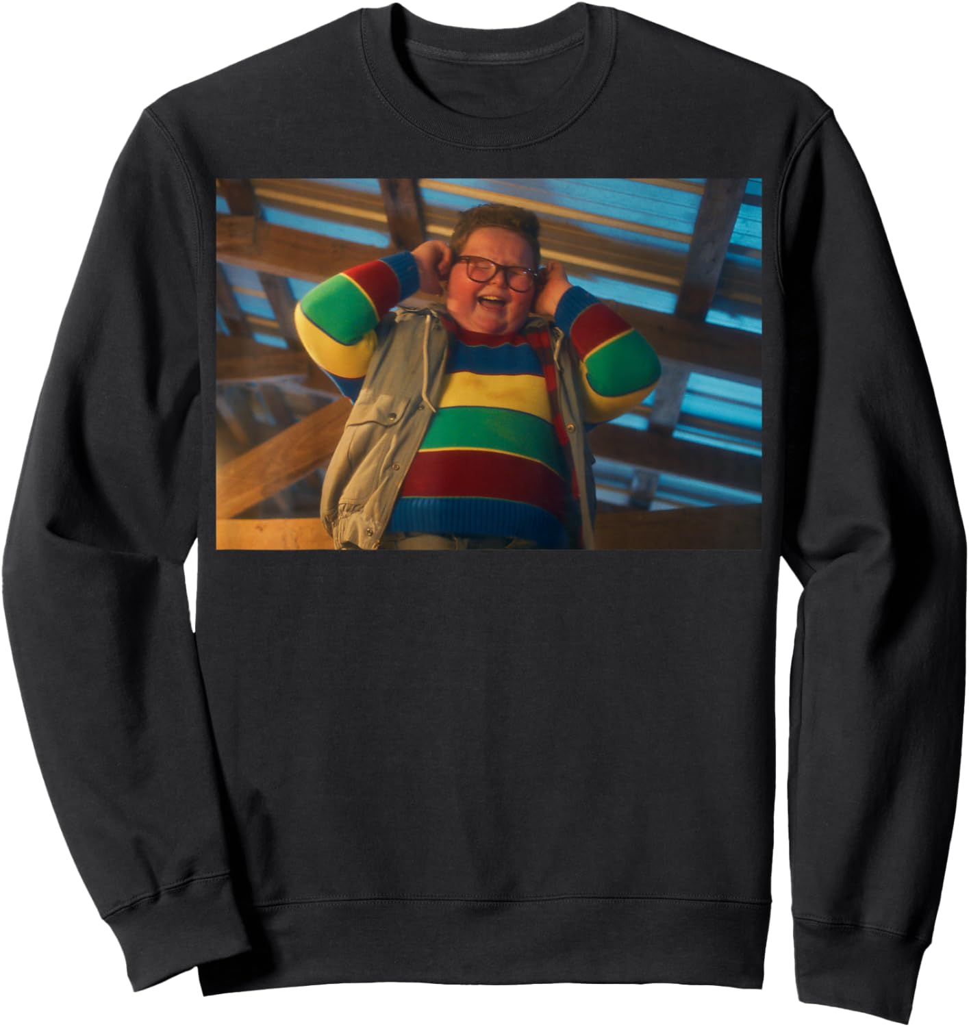 Stranger Things Season 5 Screenshot Derek Scream Sweatshirt - Sweatshirt | Black