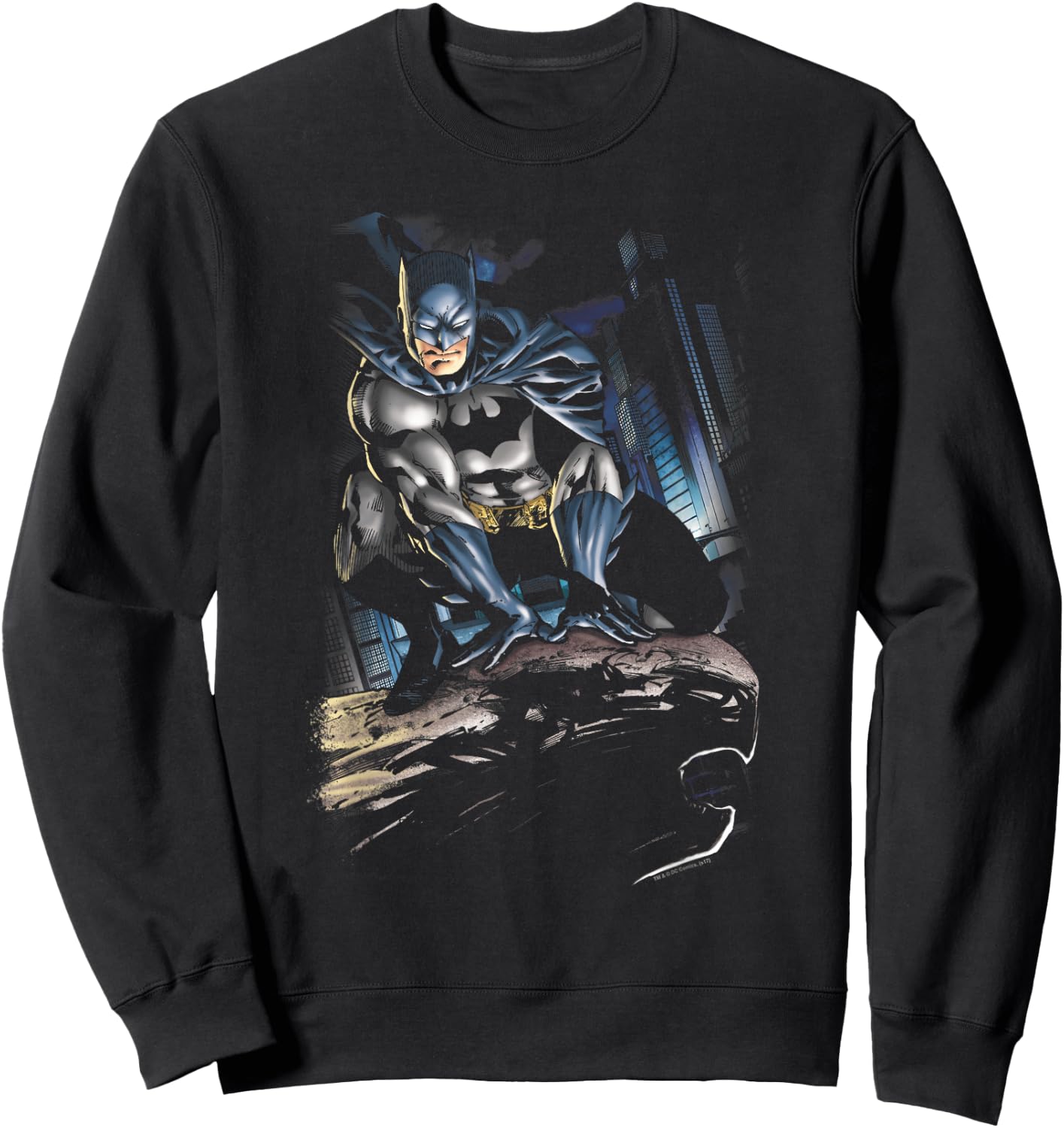Batman Perched Sweatshirt - Sweatshirt | Black