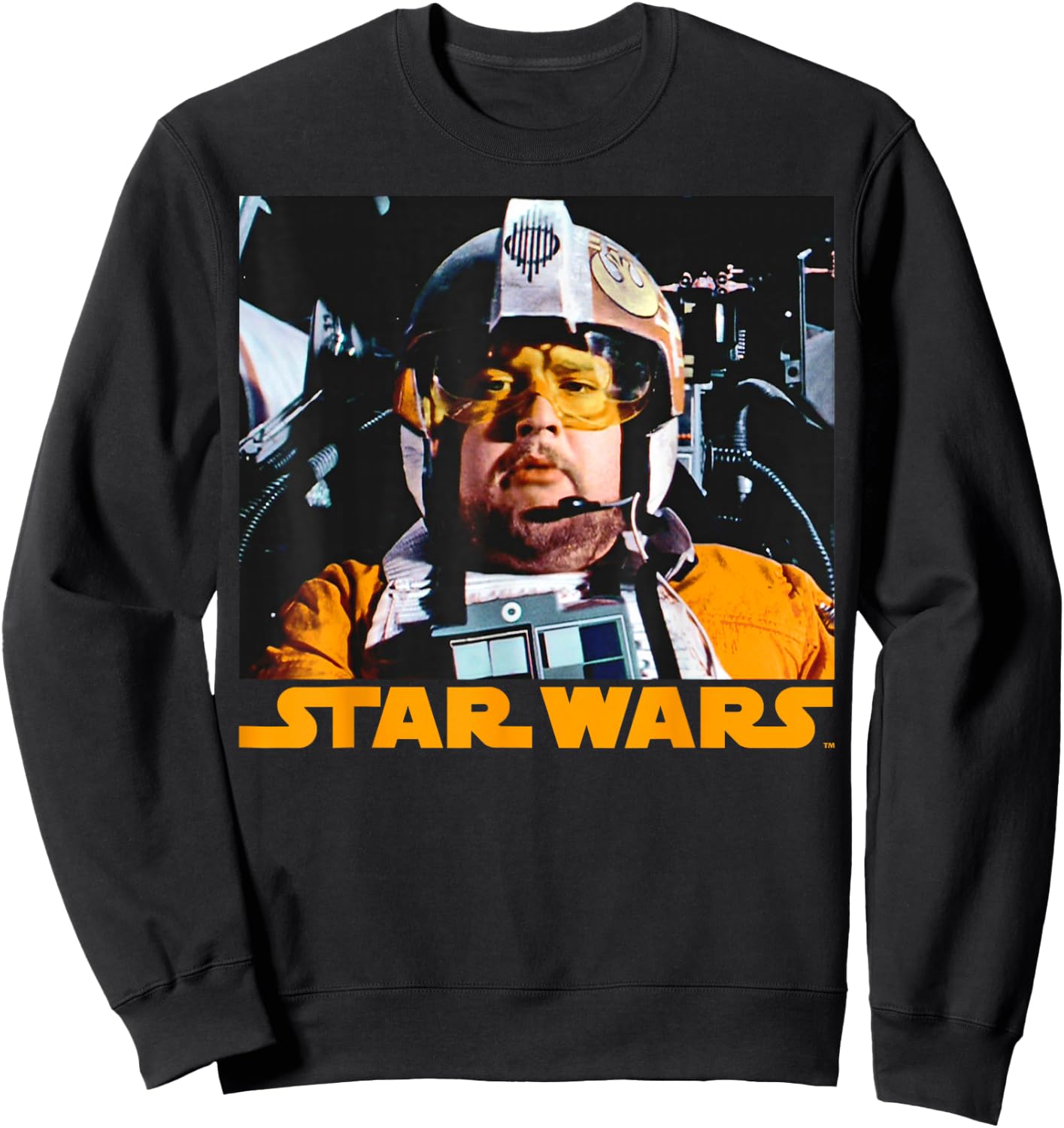 Star Wars Jek Tono Porkins Red Squadron X-Wing Pilot Sweatshirt - Sweatshirt | Black