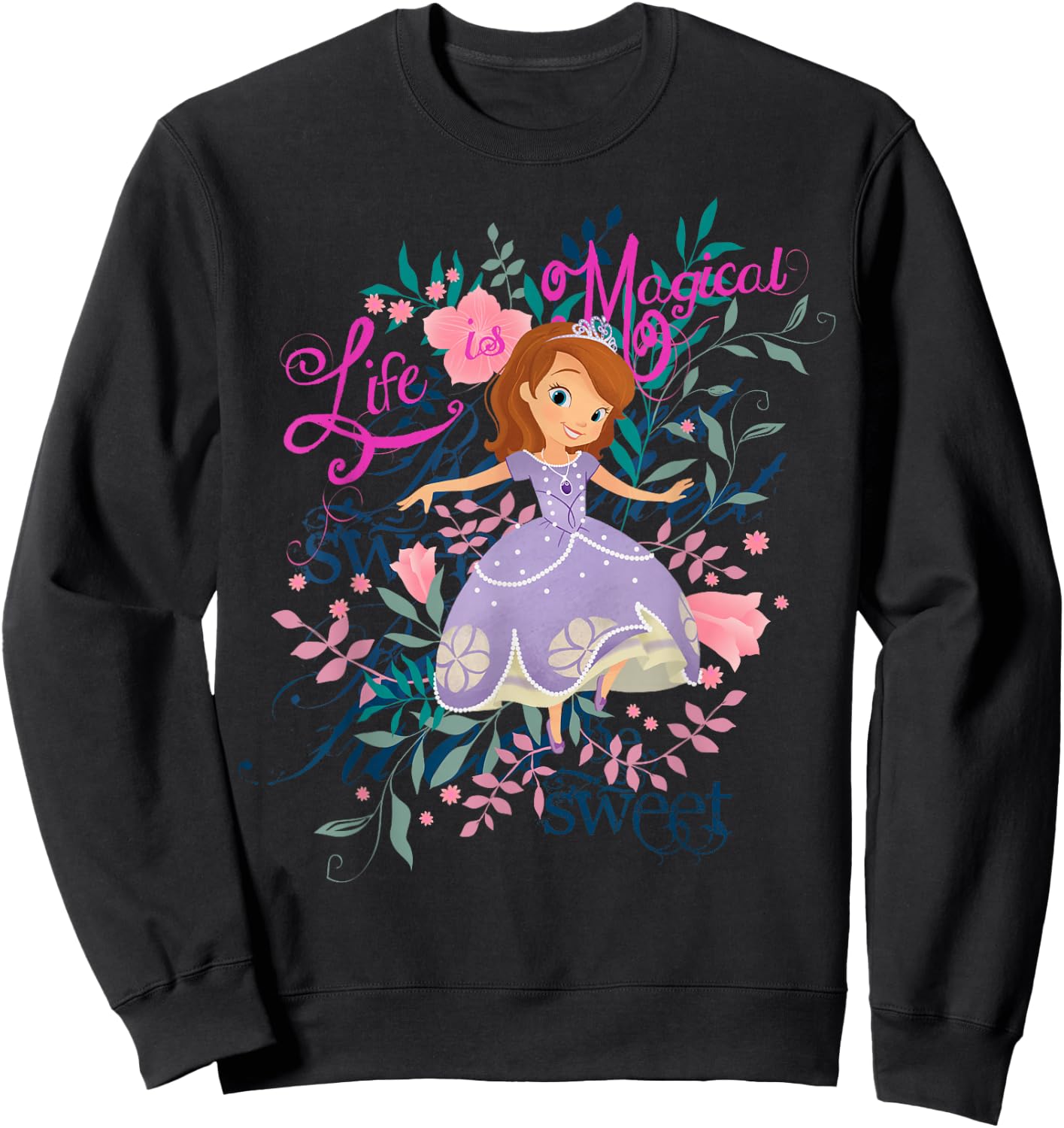 Disney - Sofia the First Life Is Magical Sweatshirt - Sweatshirt | Black