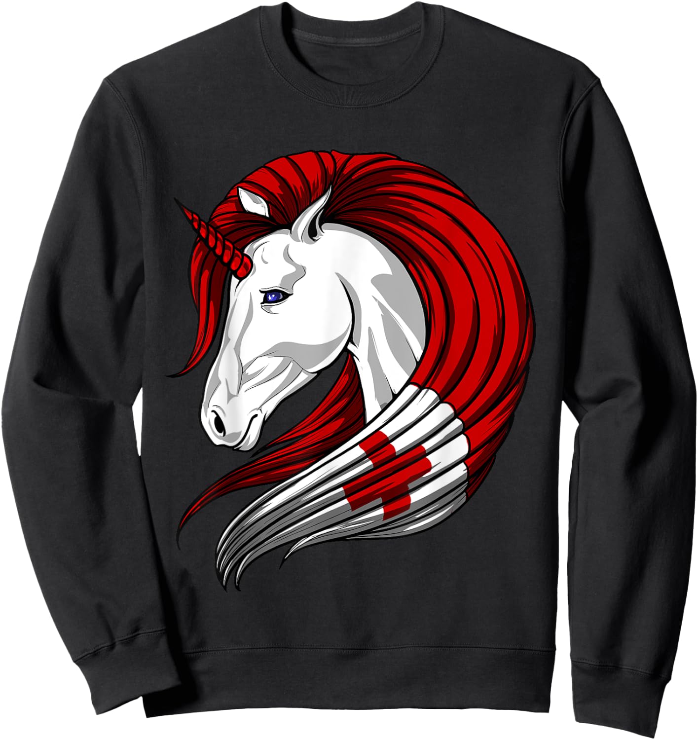 Tonga Flag Tongan Flag Unicorn Shirt Sweatshirt - Sweatshirt | Black