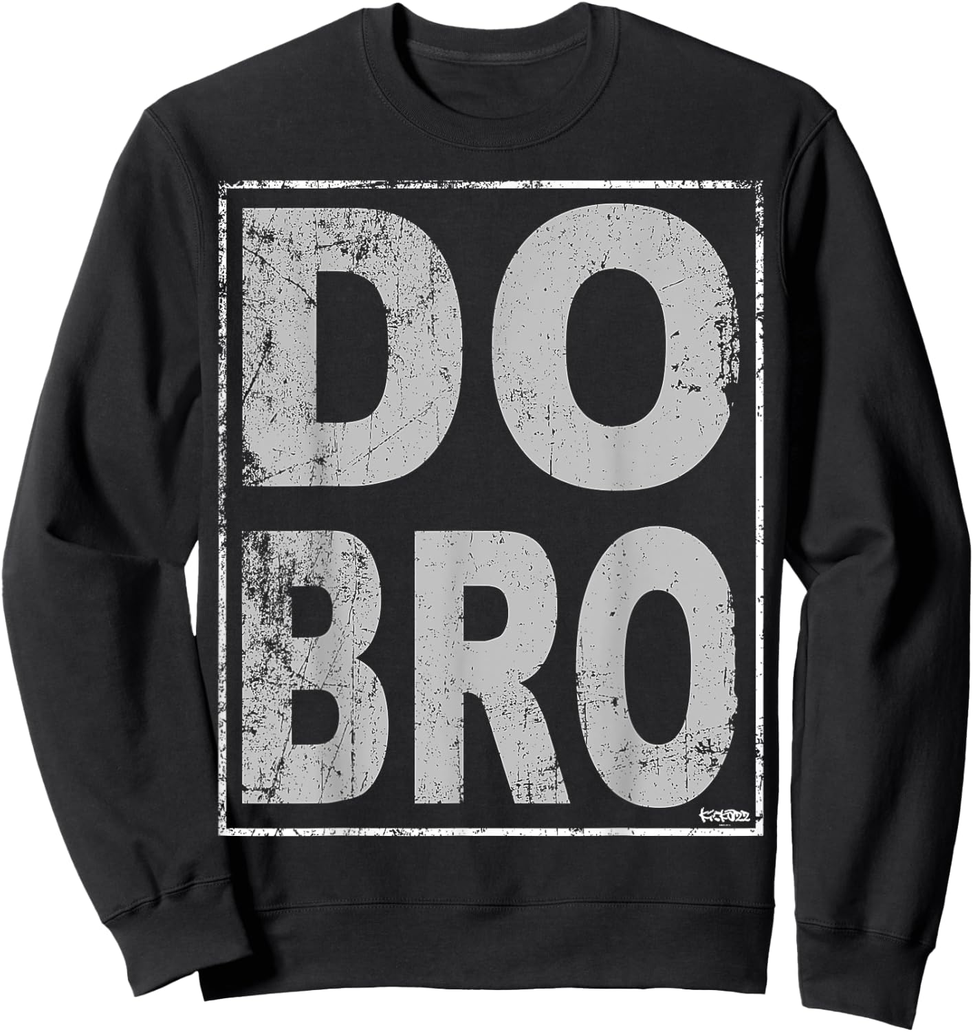 DOBRO - Do Bro - Funny bluegrass dobro players Sweatshirt - Sweatshirt | Black