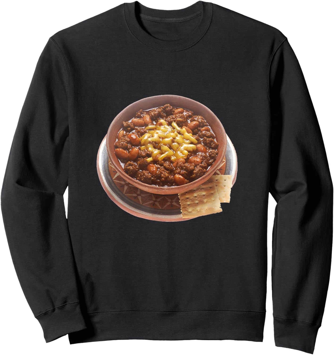 Bowl of Chili T Shirt Sweatshirt - Sweatshirt | Black