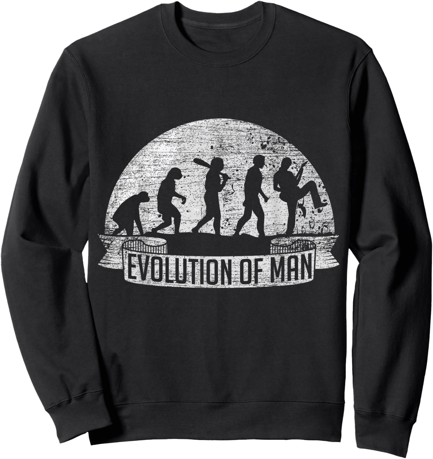 Evolution Guitar Sweatshirt - Sweatshirt | Black