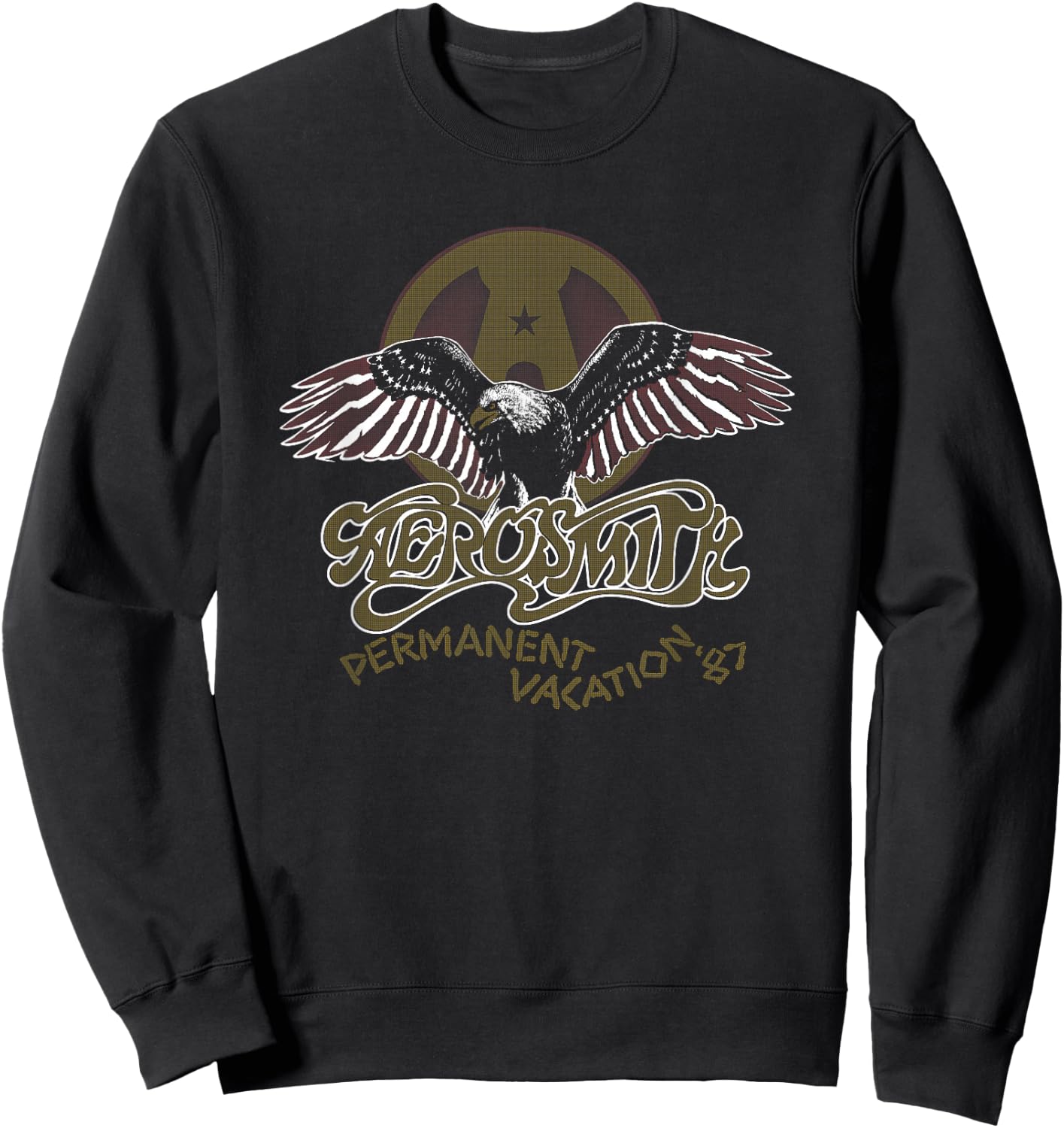 Aerosmith - Permanent Vacation '87 Sweatshirt - Sweatshirt | Black