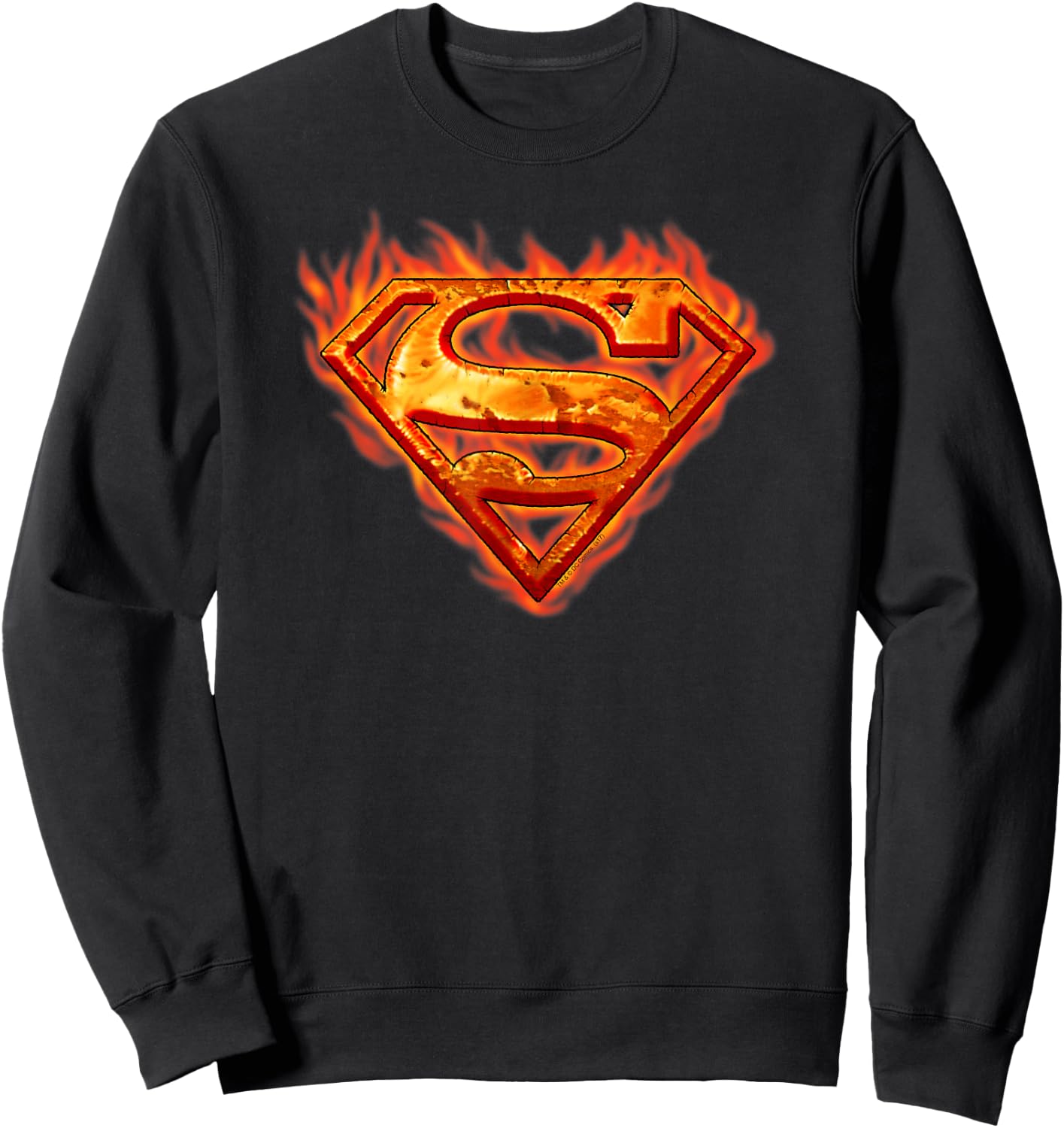 Superman Hot Metal T Shirt Sweatshirt - Sweatshirt | Black