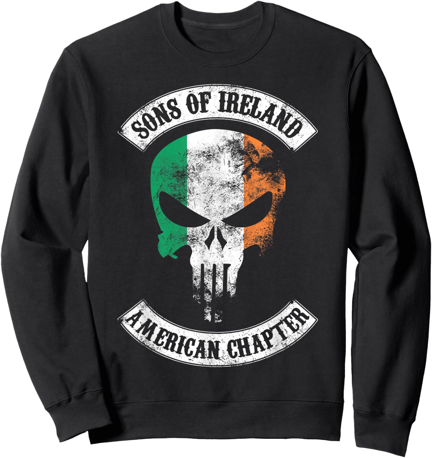 Irish Pride Apparel - Sons of Ireland - American Chapter Sweatshirt - Sweatshirt | Black