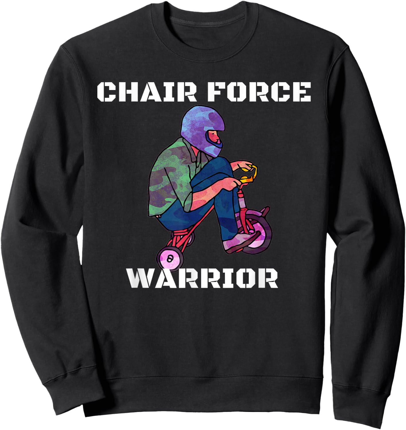 Military Veteran Gift or Active Duty US Air Chair Force One Sweatshirt - Sweatshirt | Black