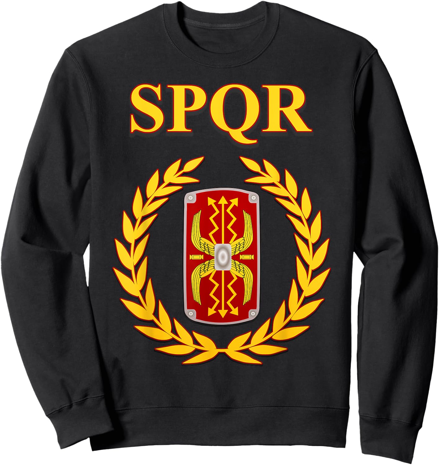 SPQR Roman Legionary Sweatshirt - Sweatshirt | Black