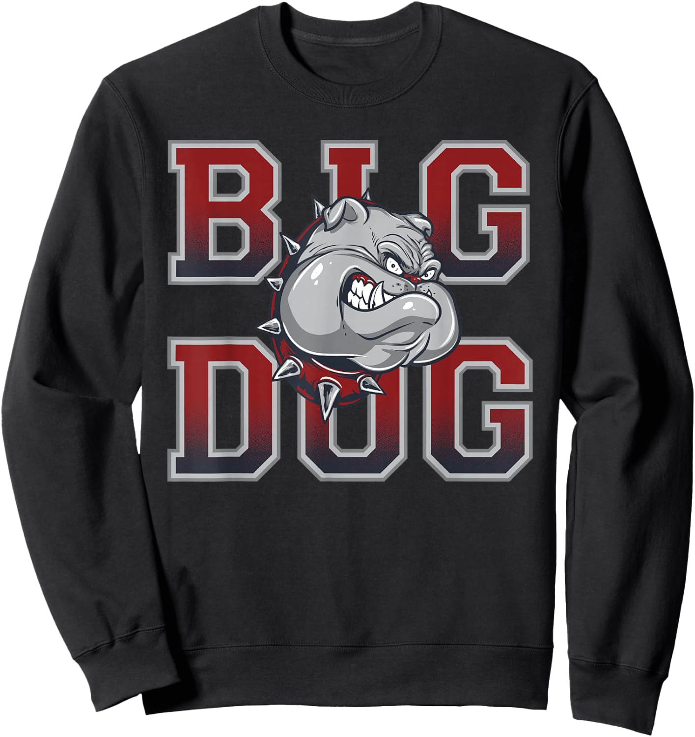 Big Dog Bulldog Sweatshirt - Sweatshirt | Black