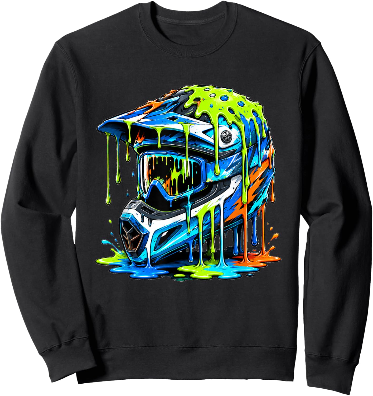 Dirt Bike Shirts Boys Kids Gear Motocross Dirtbike Sweatshirt - Sweatshirt | Black