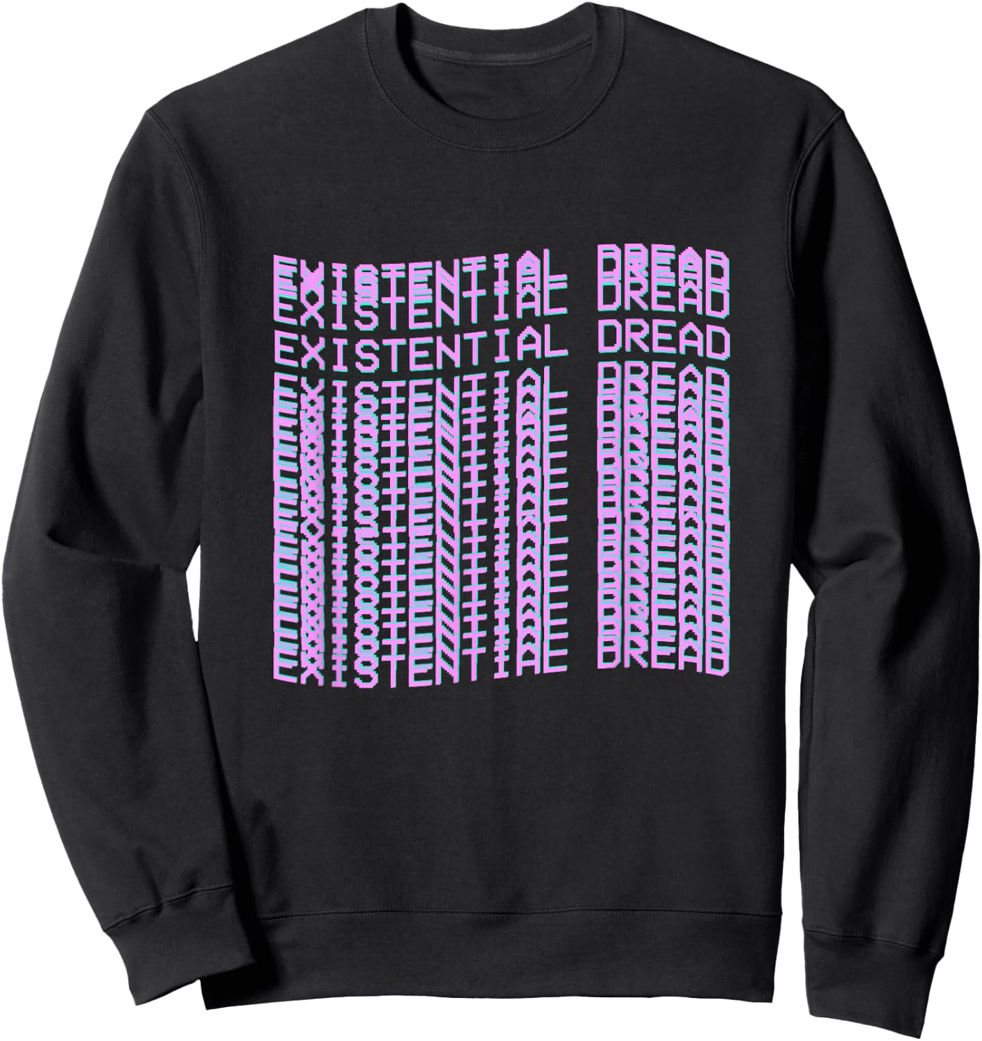 Existential Dread - Vaporwave Streetwear Shirt Sweatshirt - Sweatshirt | Black