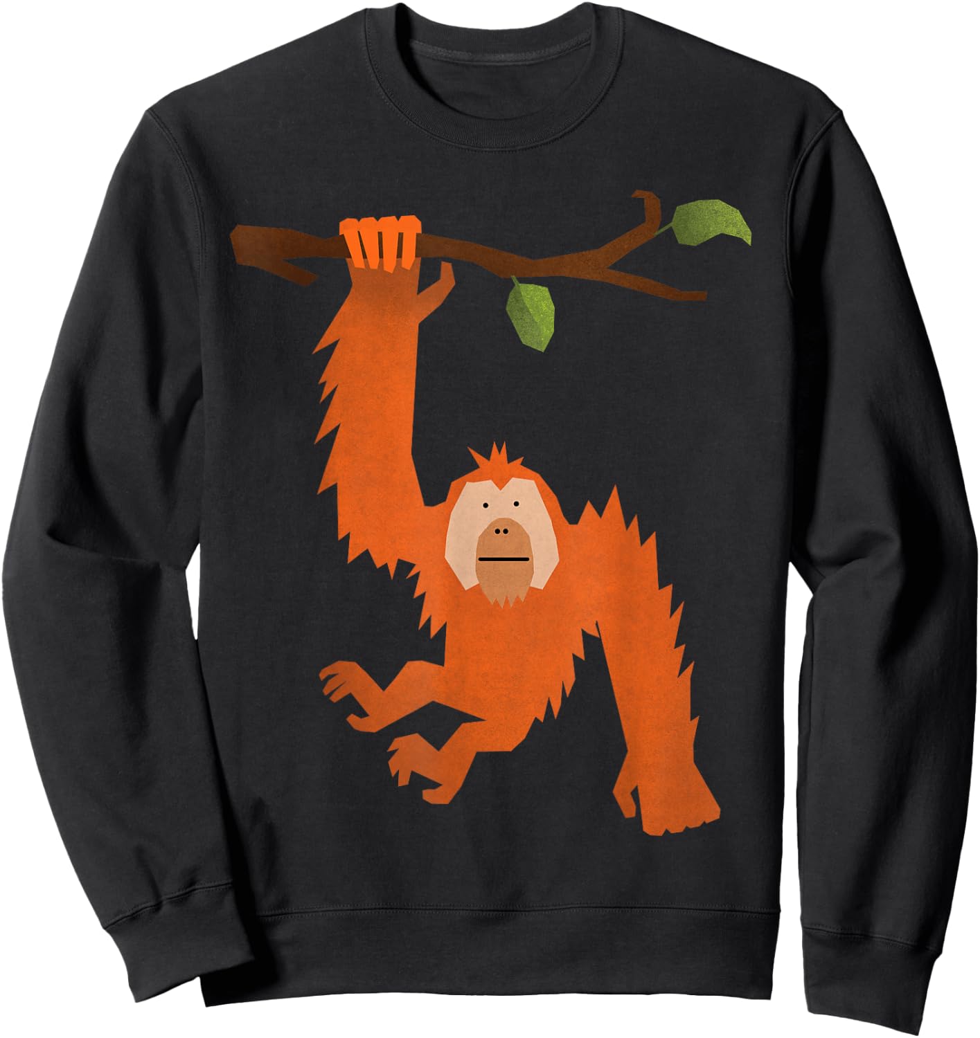 Orangutan T Shirt - Save The Orangutans Sweatshirt - Sweatshirt | Black