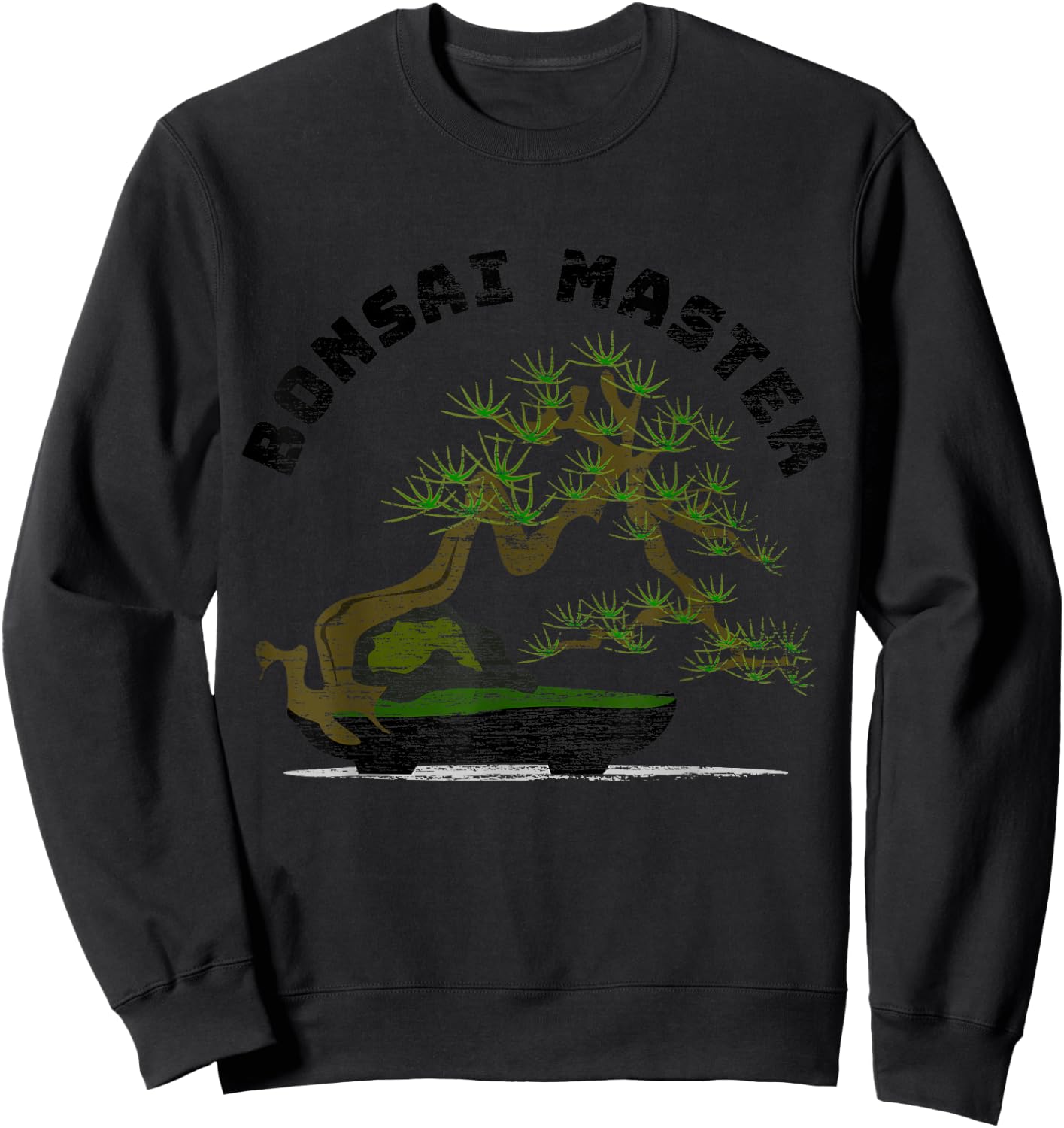 Vintage Bonsai Master - Bonsai Tree Gift Sweatshirt - Sweatshirt | Black