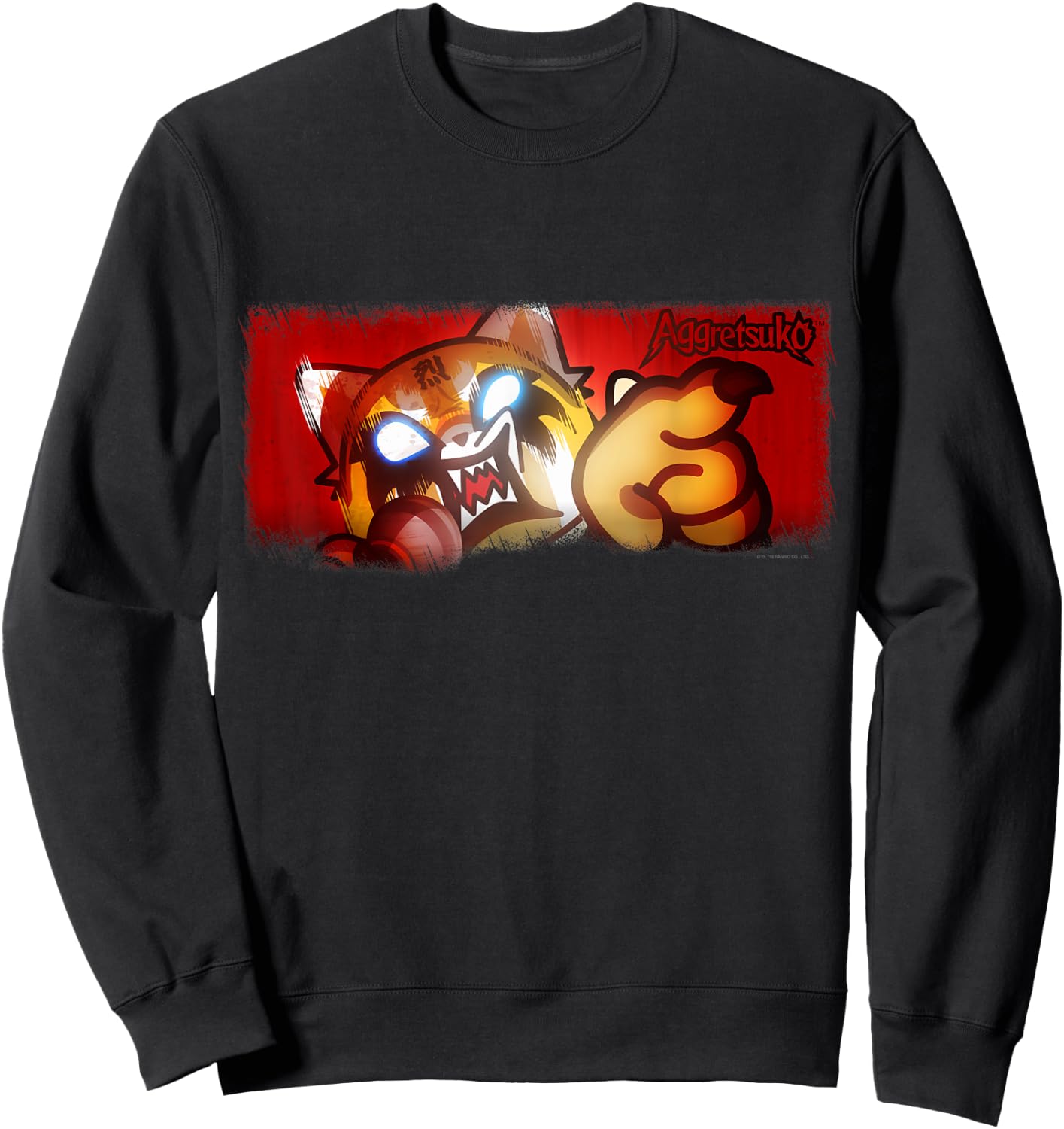 Aggretsuko Ultimate Rage Shirt Sweatshirt - Sweatshirt | Black