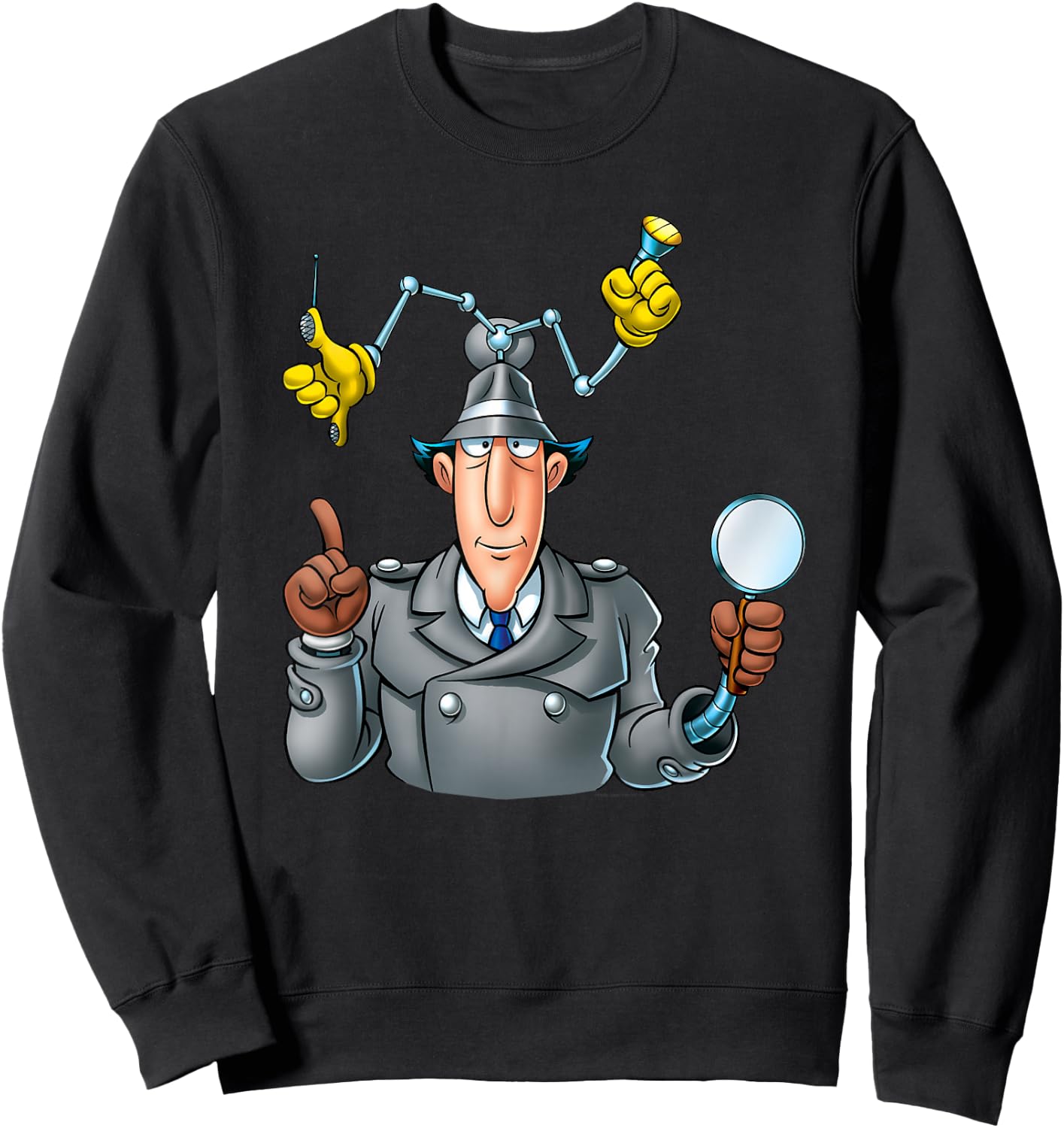 Inspector Gadget - Adult T Shirt - Classic 08 Sweatshirt - Sweatshirt | Black