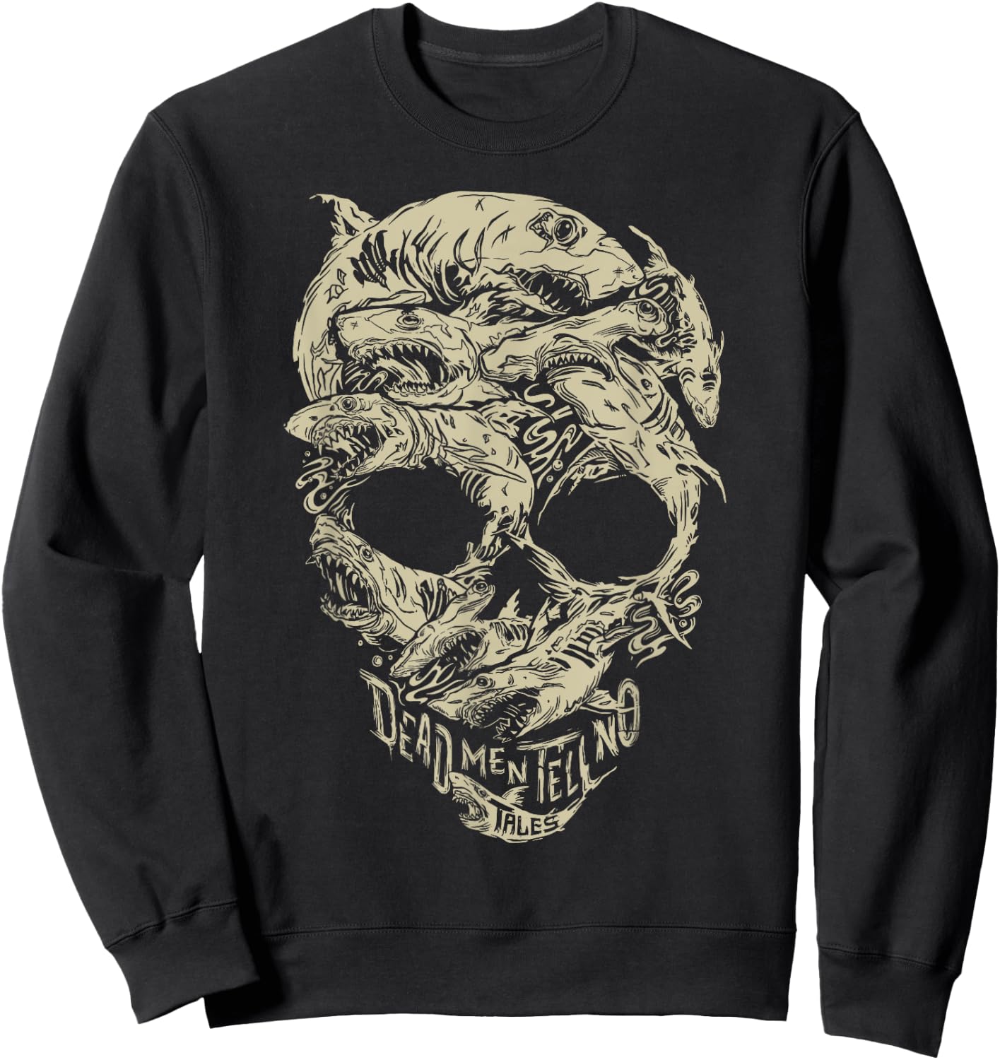 Disney Pirates Shark Skull Sweatshirt - Sweatshirt | Black