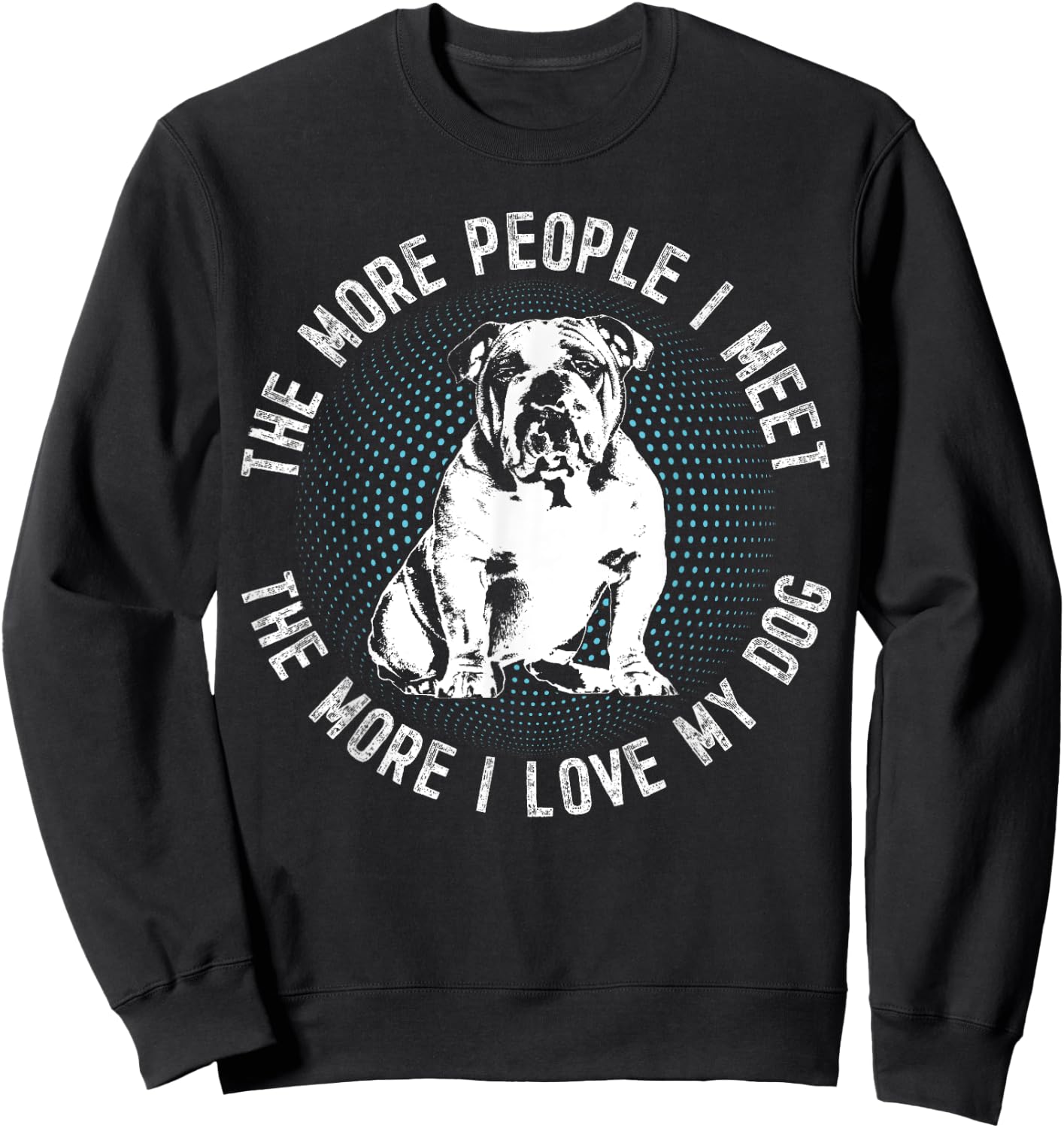 99 Gifts English Bulldog British Bulldog -Adults Sweatshirt - Sweatshirt | Black