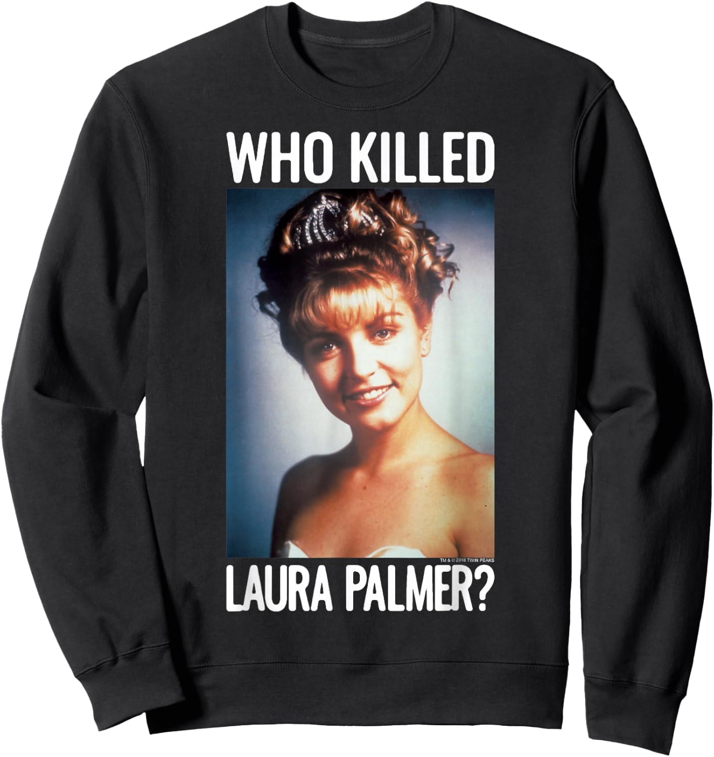 Twin Peaks Who Killed Laura Palmer The Photo Graphic Sweatshirt - Sweatshirt | Black