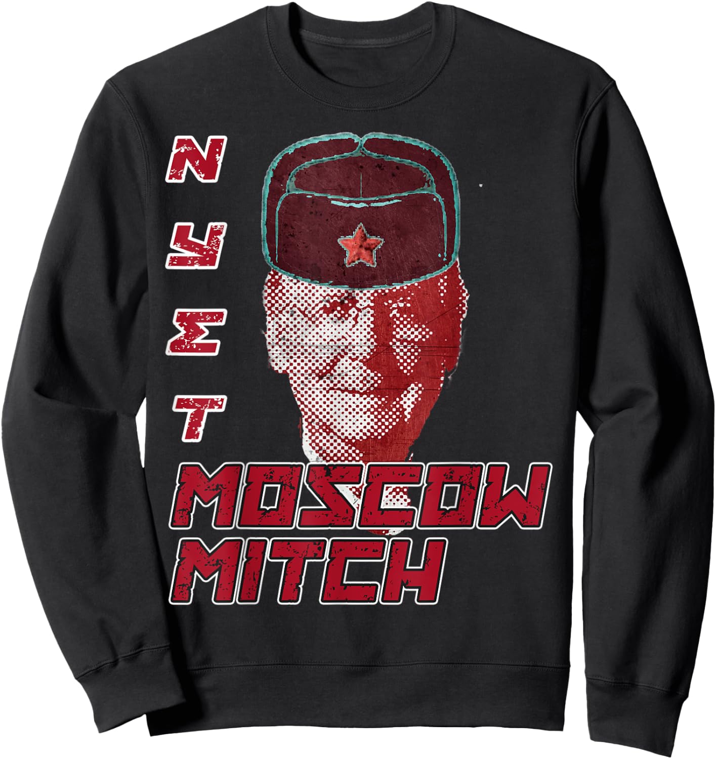 Moscow Mitch McConnell Nyet Sweatshirt - Sweatshirt | Black