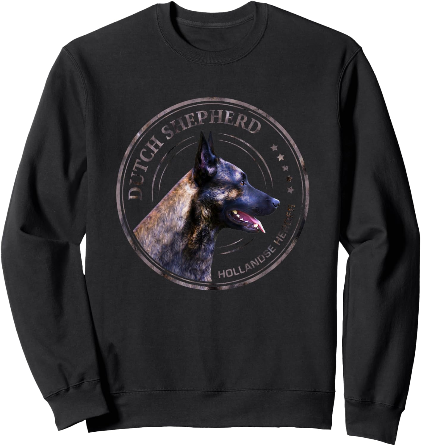 Dutch Shepherd - Dutchie Sweatshirt - Sweatshirt | Black