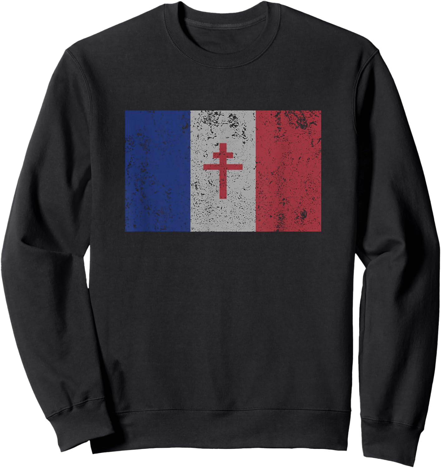 La Resistance The French Flag France Paris WWII T Shirt Sweatshirt - Sweatshirt | Black