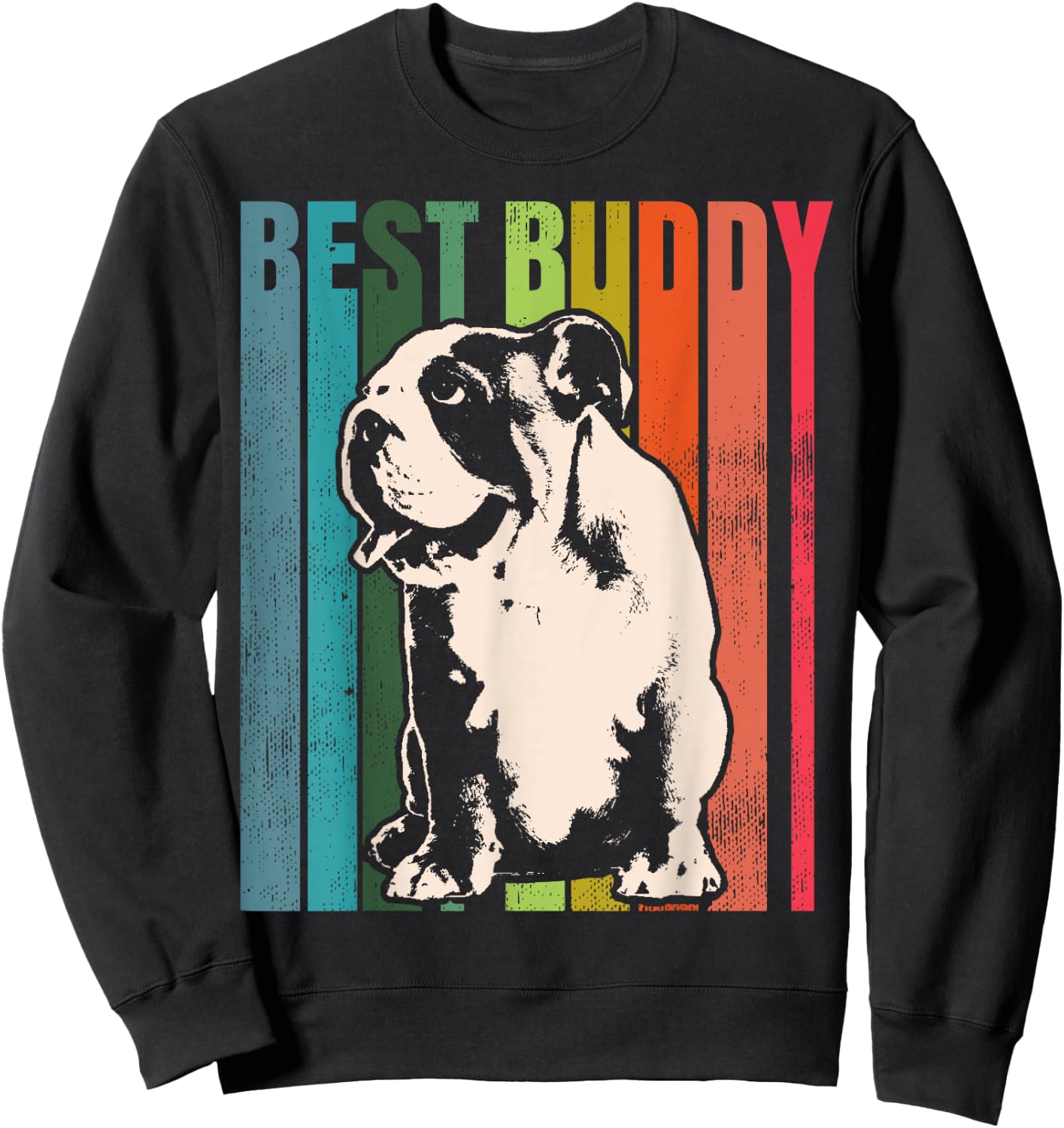 English Bulldog British Bulldog Sweatshirt - Sweatshirt | Black