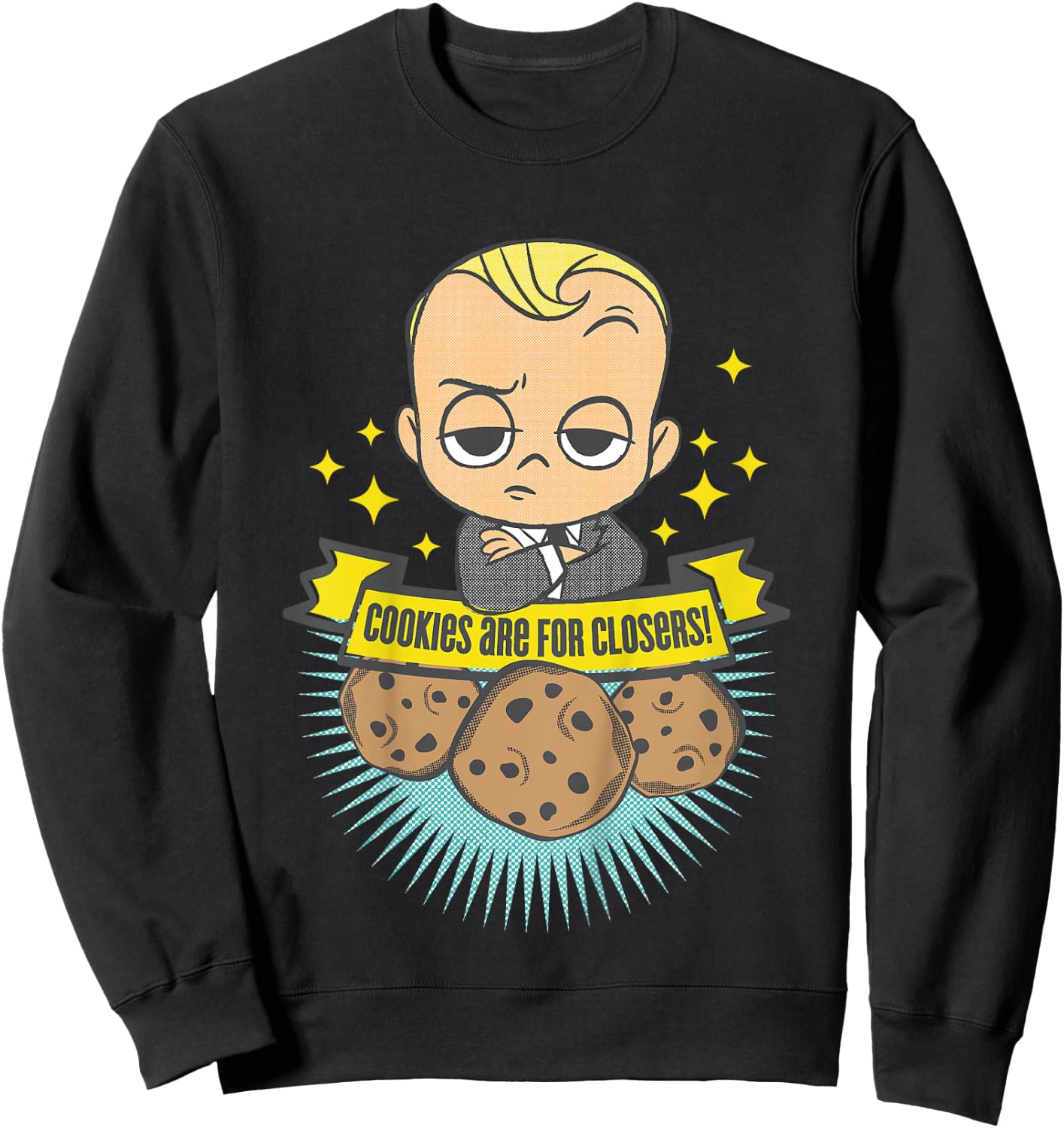 Kids DreamWorks The Boss Baby Cookies are for Closers Sweatshirt - Sweatshirt | Black