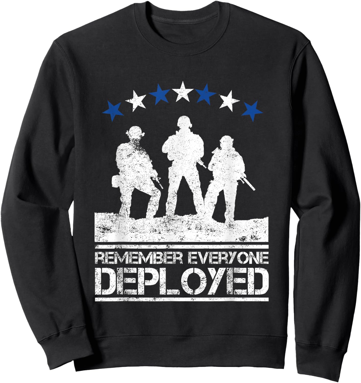 Red Friday Military Shirt Remember Everyone Deployed Shirt Sweatshirt - Sweatshirt | Black