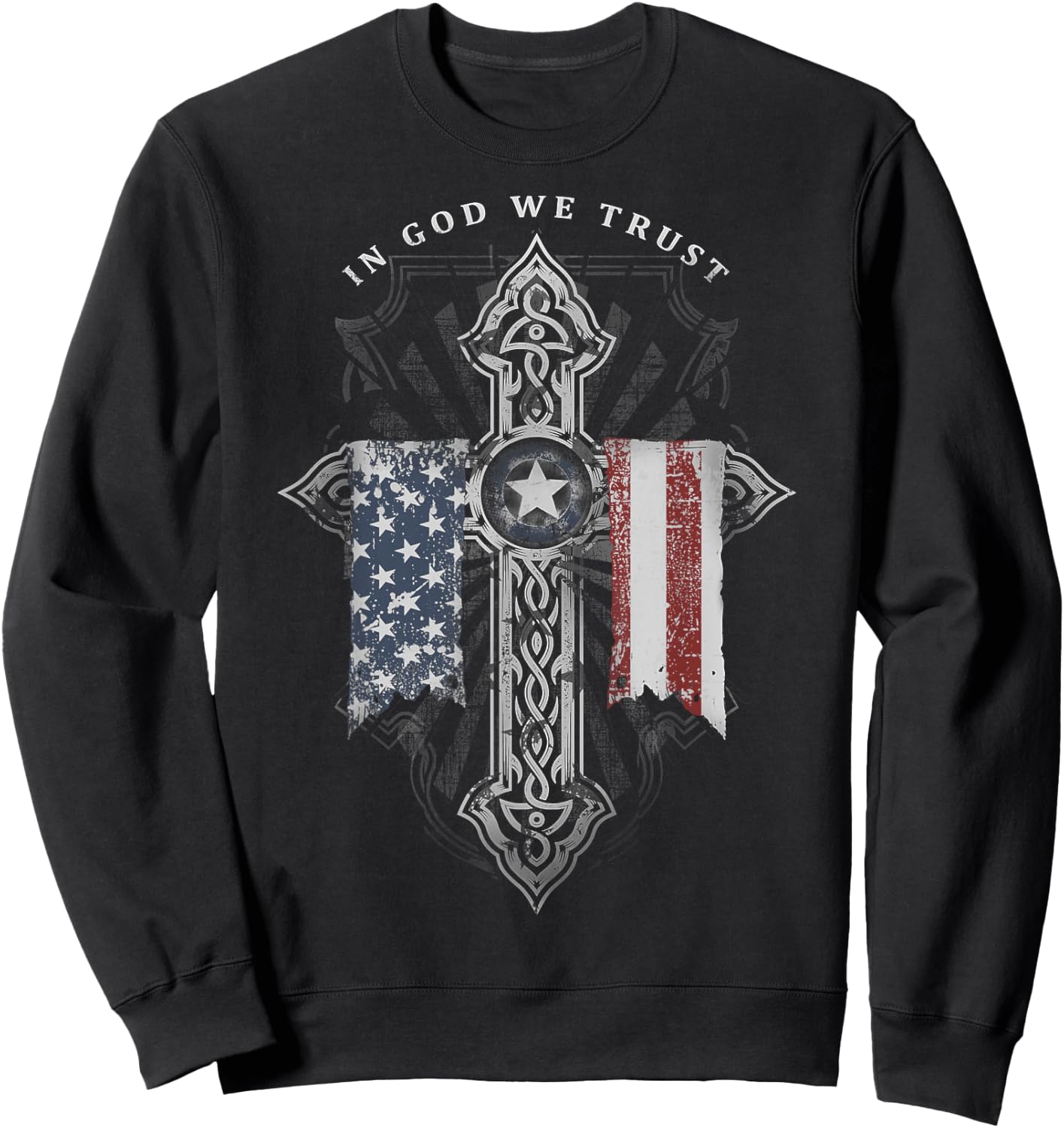 In God We Trust Sweatshirt - Sweatshirt | Black