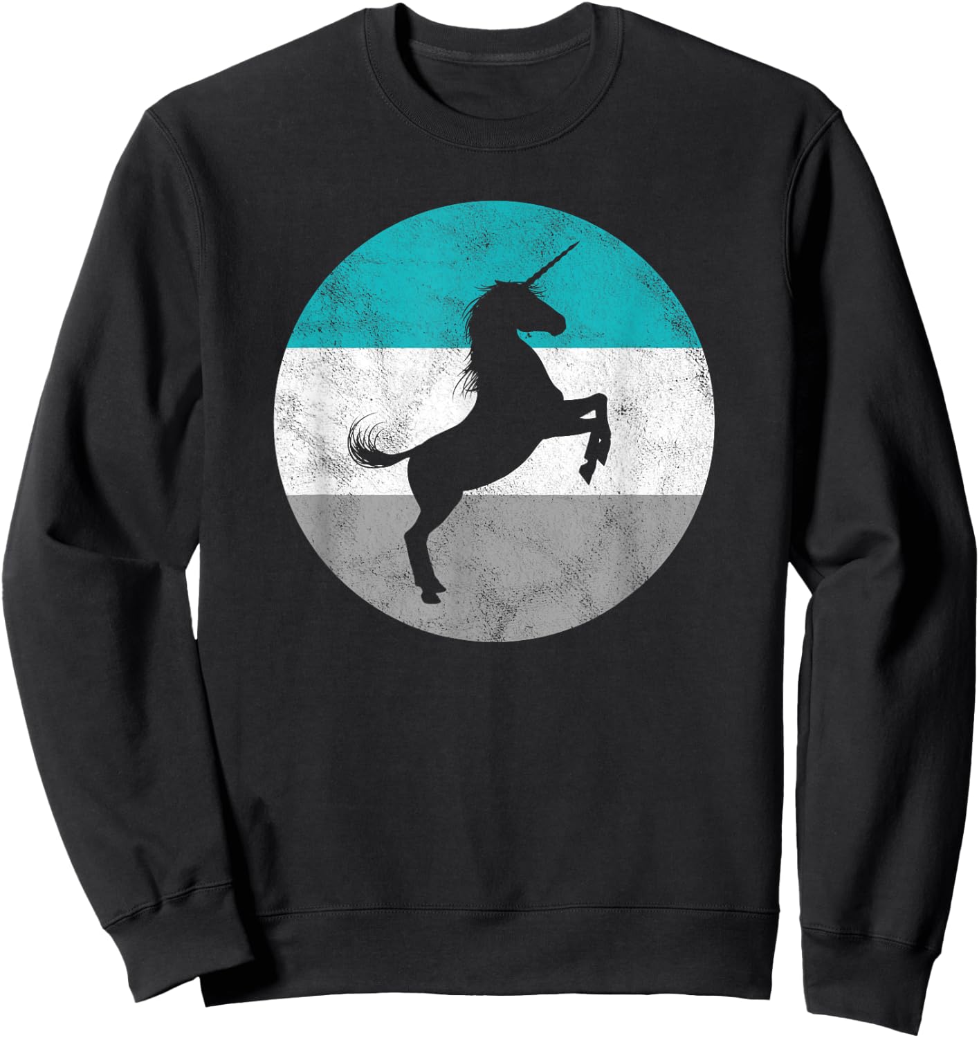 Unicorn Gift Shirt Women Boys & Girls Sweatshirt - Sweatshirt | Black