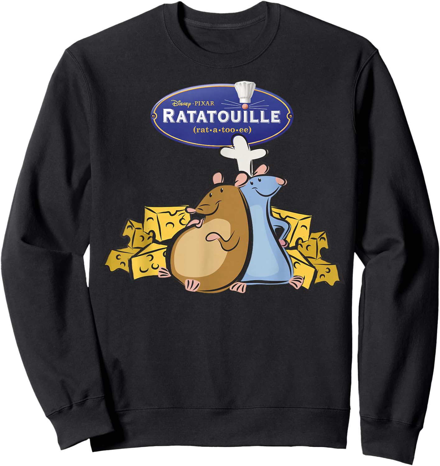 Disney Pixar Ratatouille Title Logo Poster Sweatshirt - Sweatshirt | Black