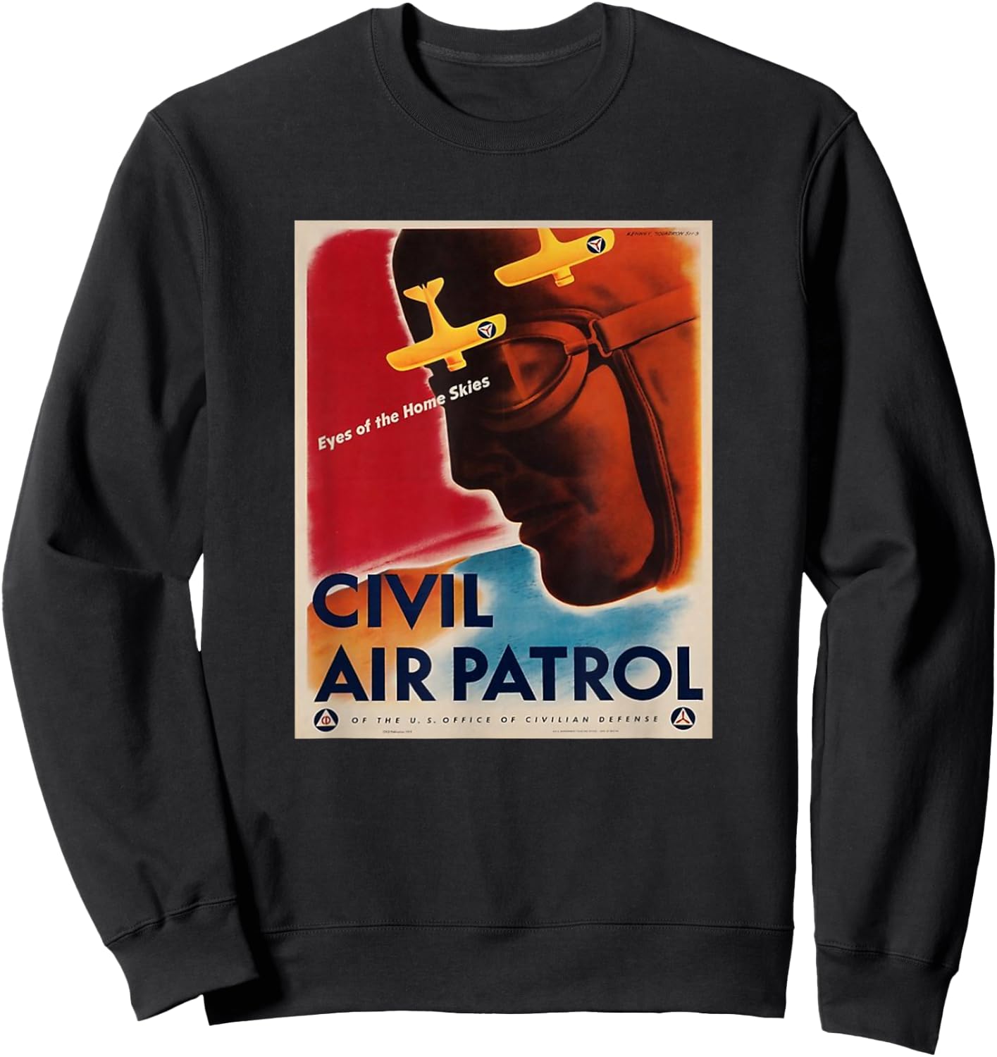 Civil Air Patrol Vintage Sweatshirt - Sweatshirt | Black