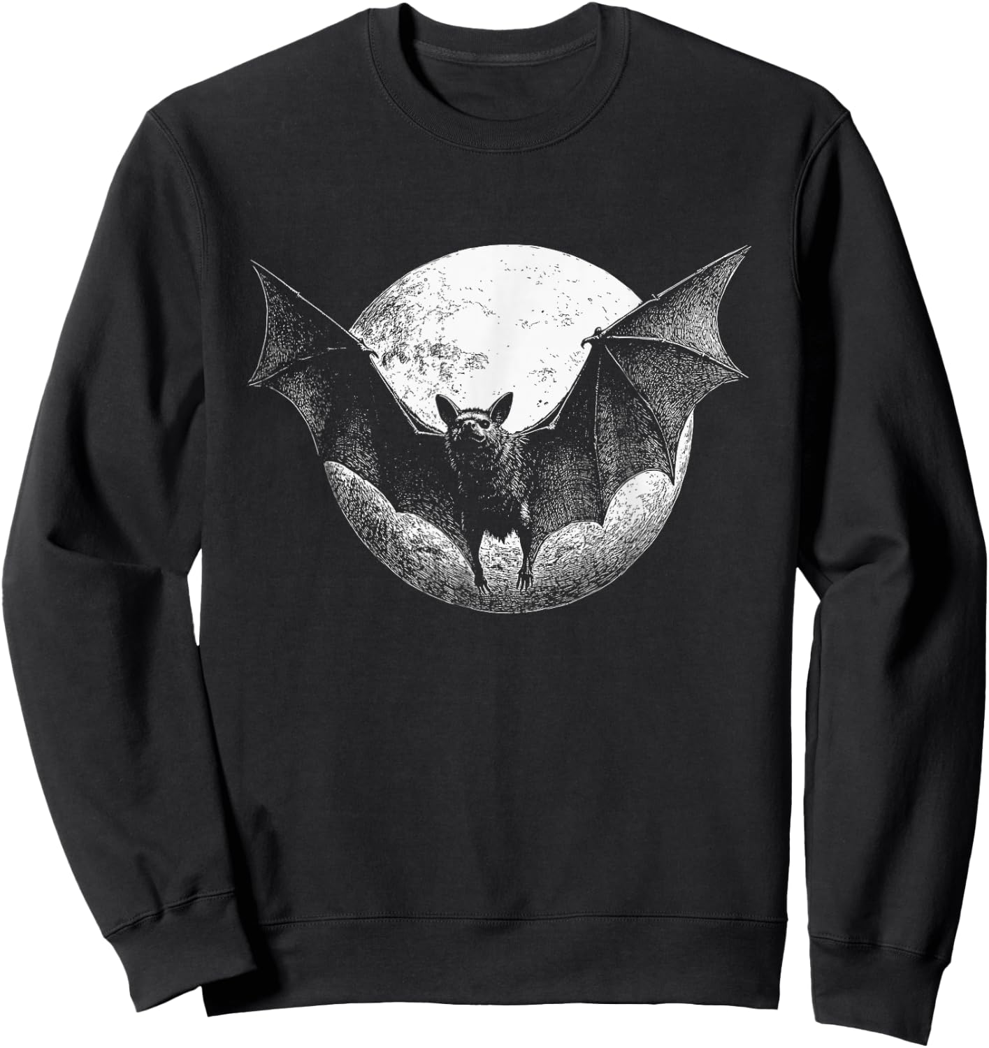 Gothic Bat Sweatshirt - Sweatshirt | Black