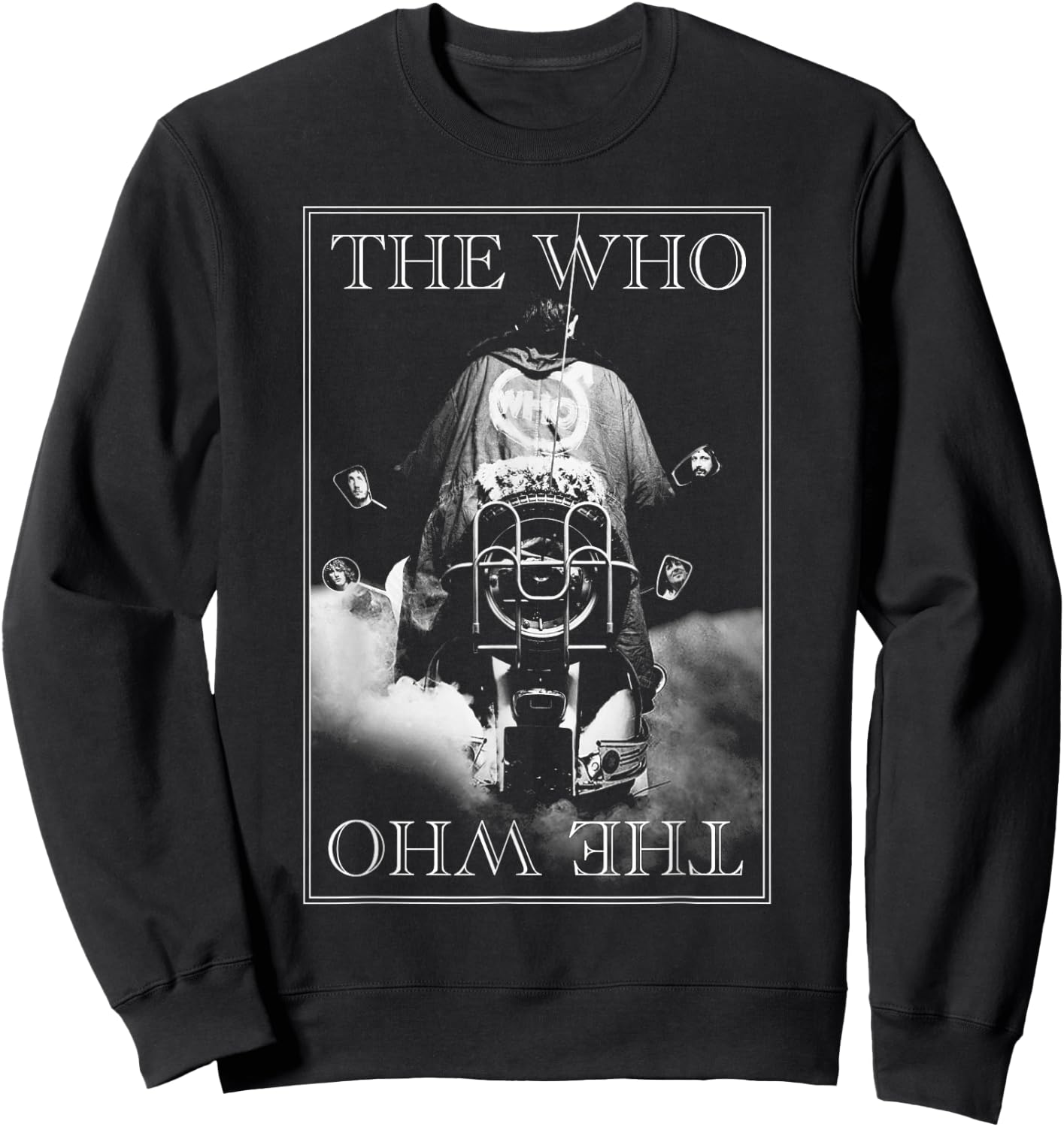 The Who Official Quadrophenia Bike Sweatshirt - Sweatshirt | Black