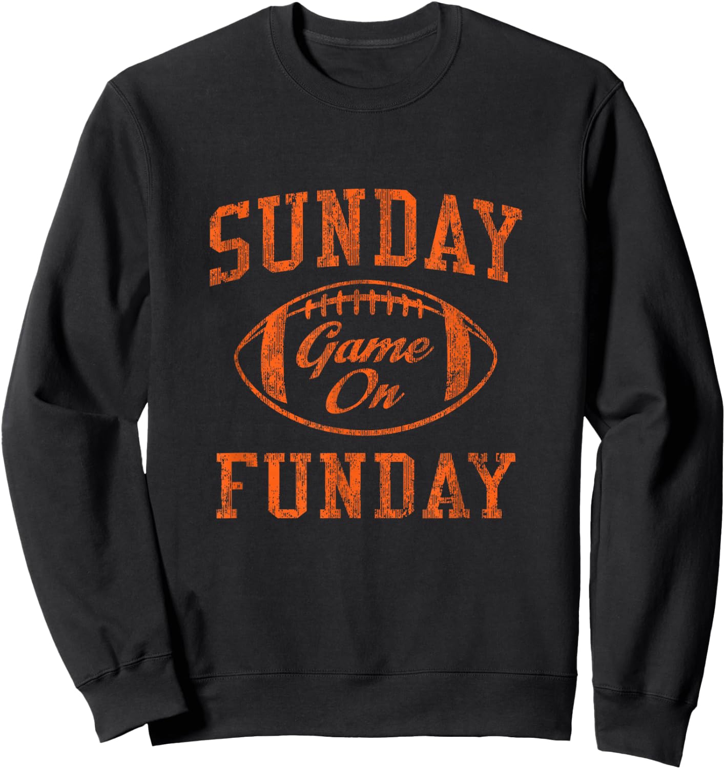 Vintage Sunday Funday T Shirt Cleveland Football Retro Sweatshirt - Sweatshirt | Black