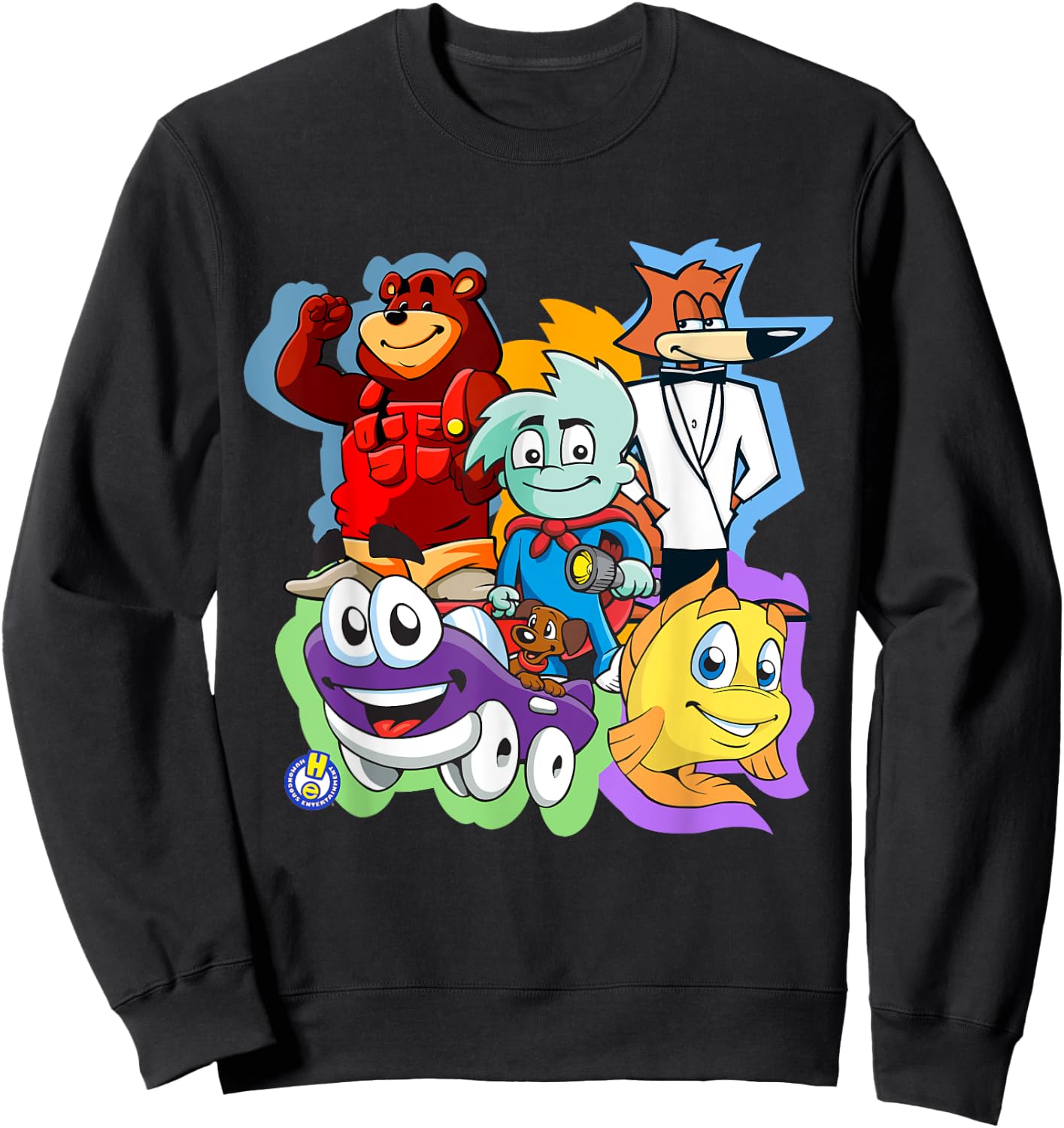Humongous Entertainment: Humongous All-Stars Sweatshirt - Sweatshirt | Black