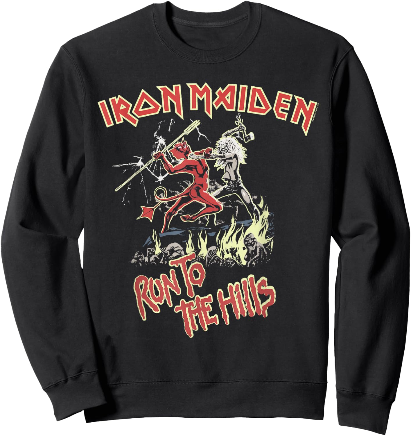Iron Maiden - Run to the Hills Sweatshirt - Sweatshirt | Black